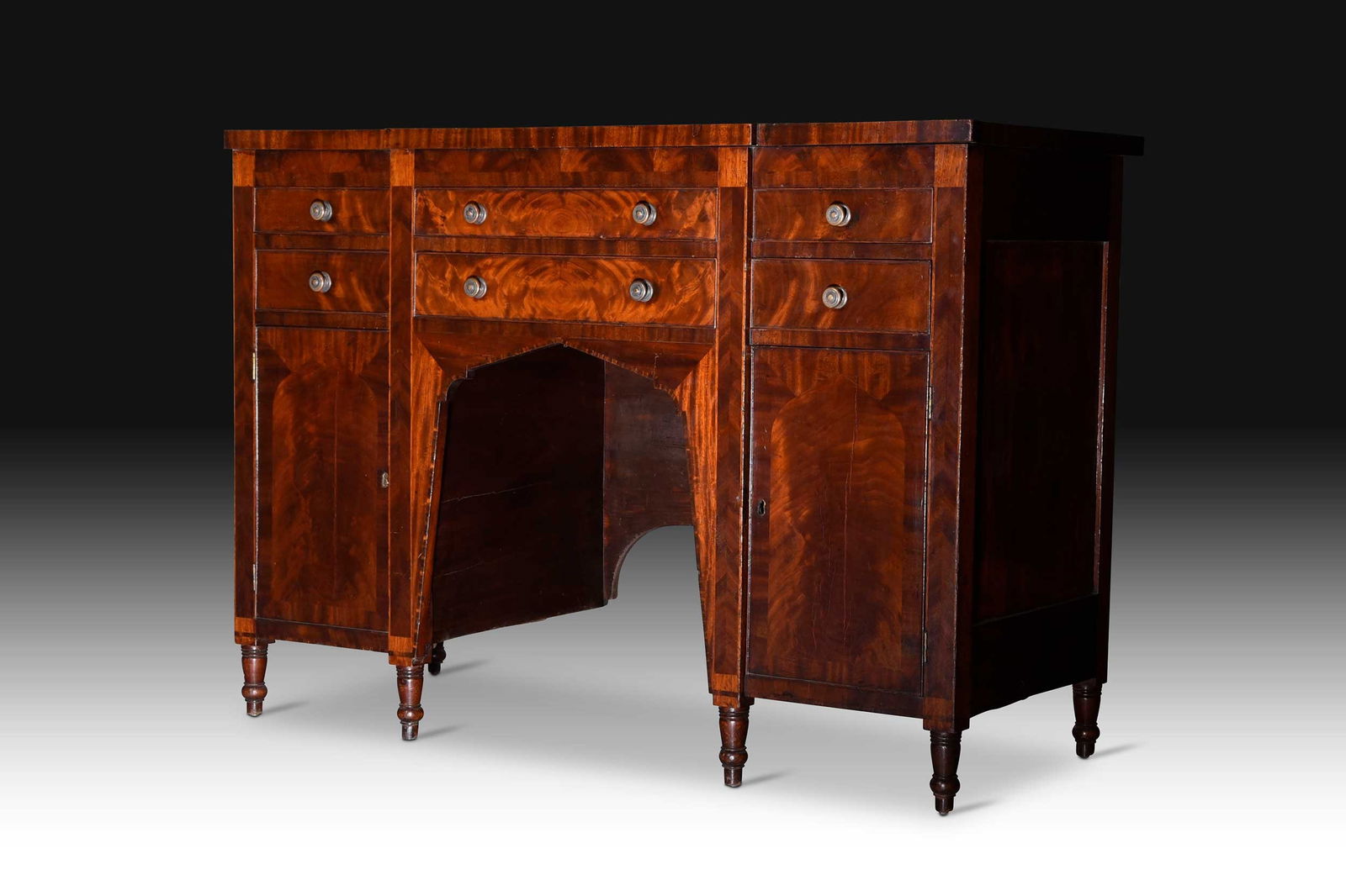 Thomas Sully's American Federal Inlaid Mahogany Artist's Cabinet (1 of 18)
