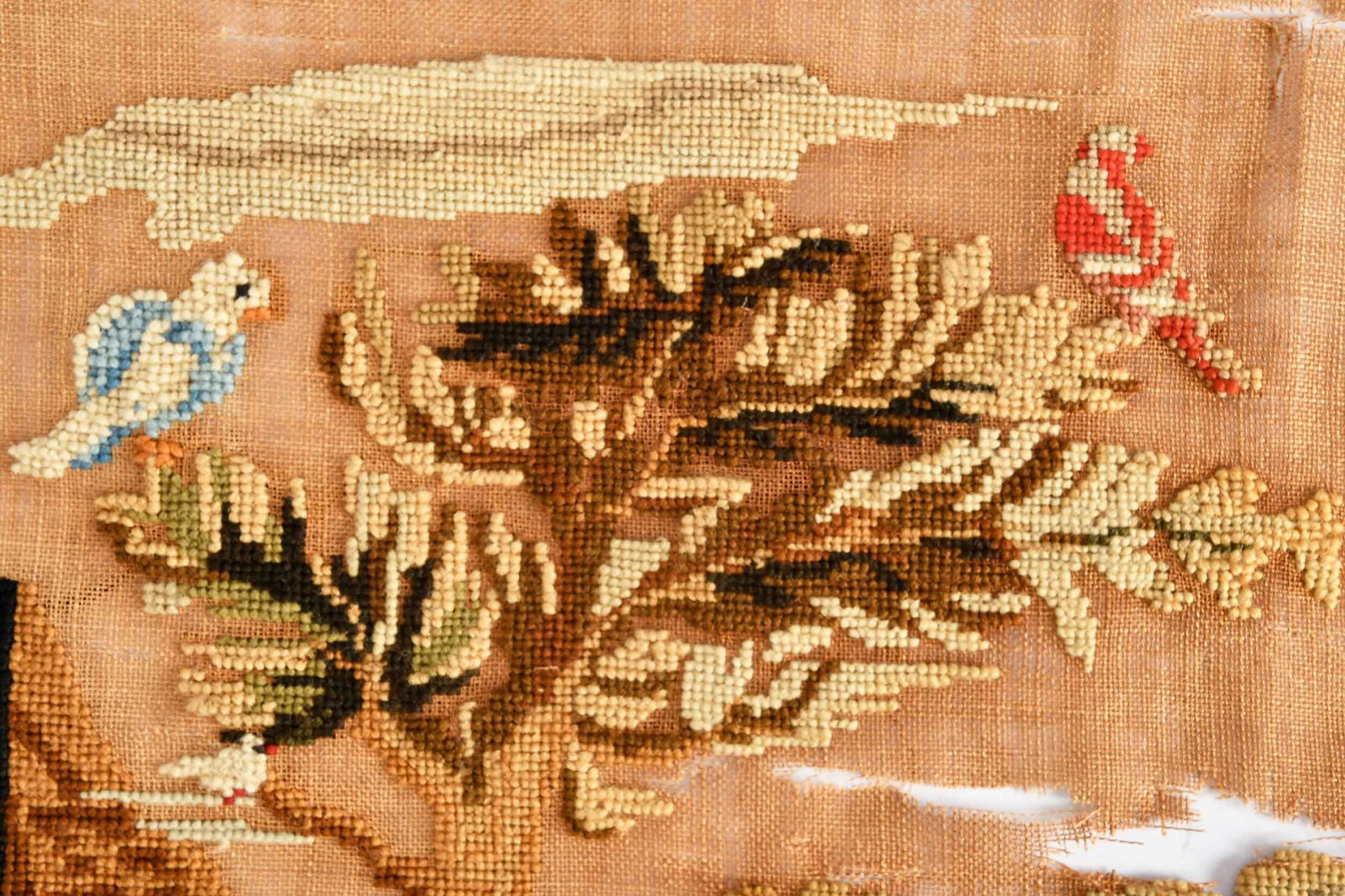 Three American Needlework Samplers - 7