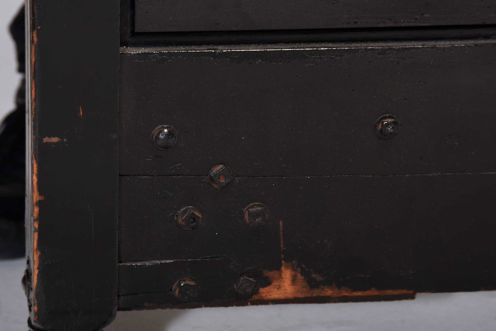 Aesthetic Movement Inlaid and Parcel Gilt Ebonized Bed, Possibly Herter - 13