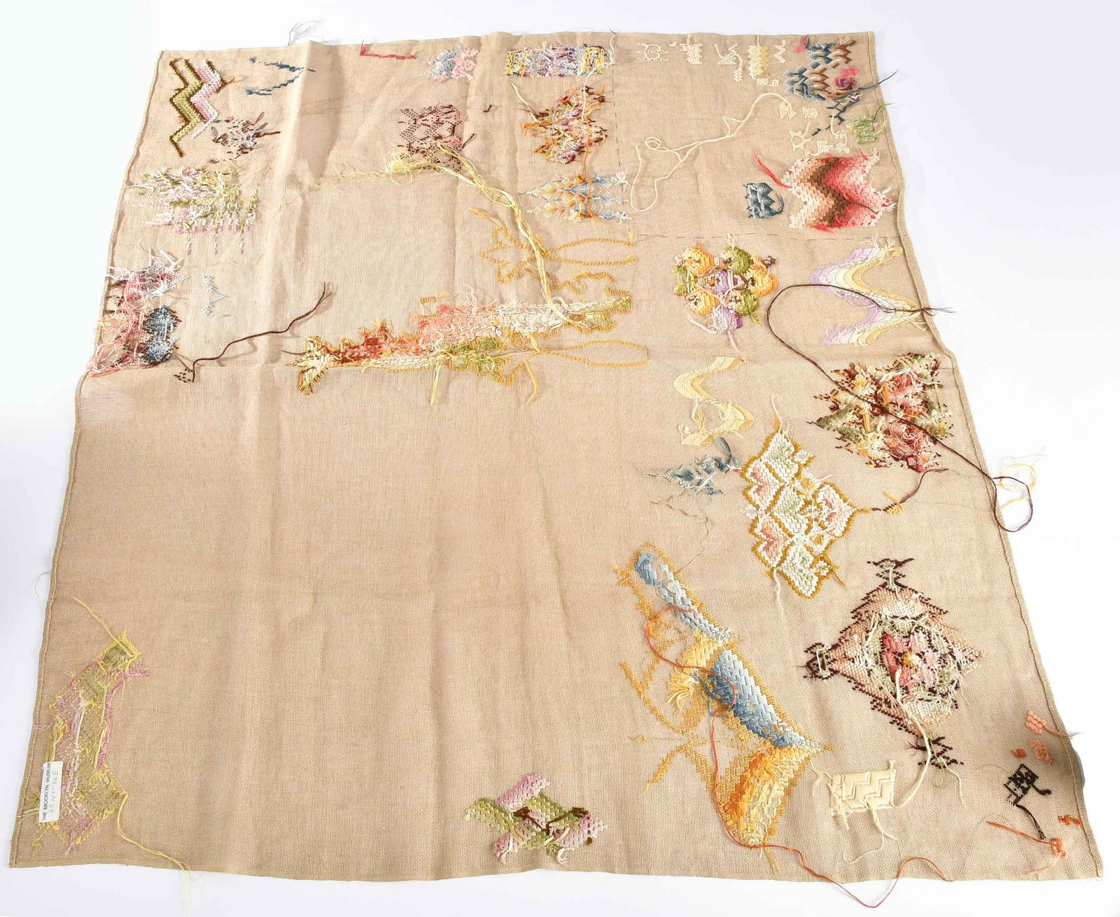 Seven Needlework Bargello Pattern Samplers - 4