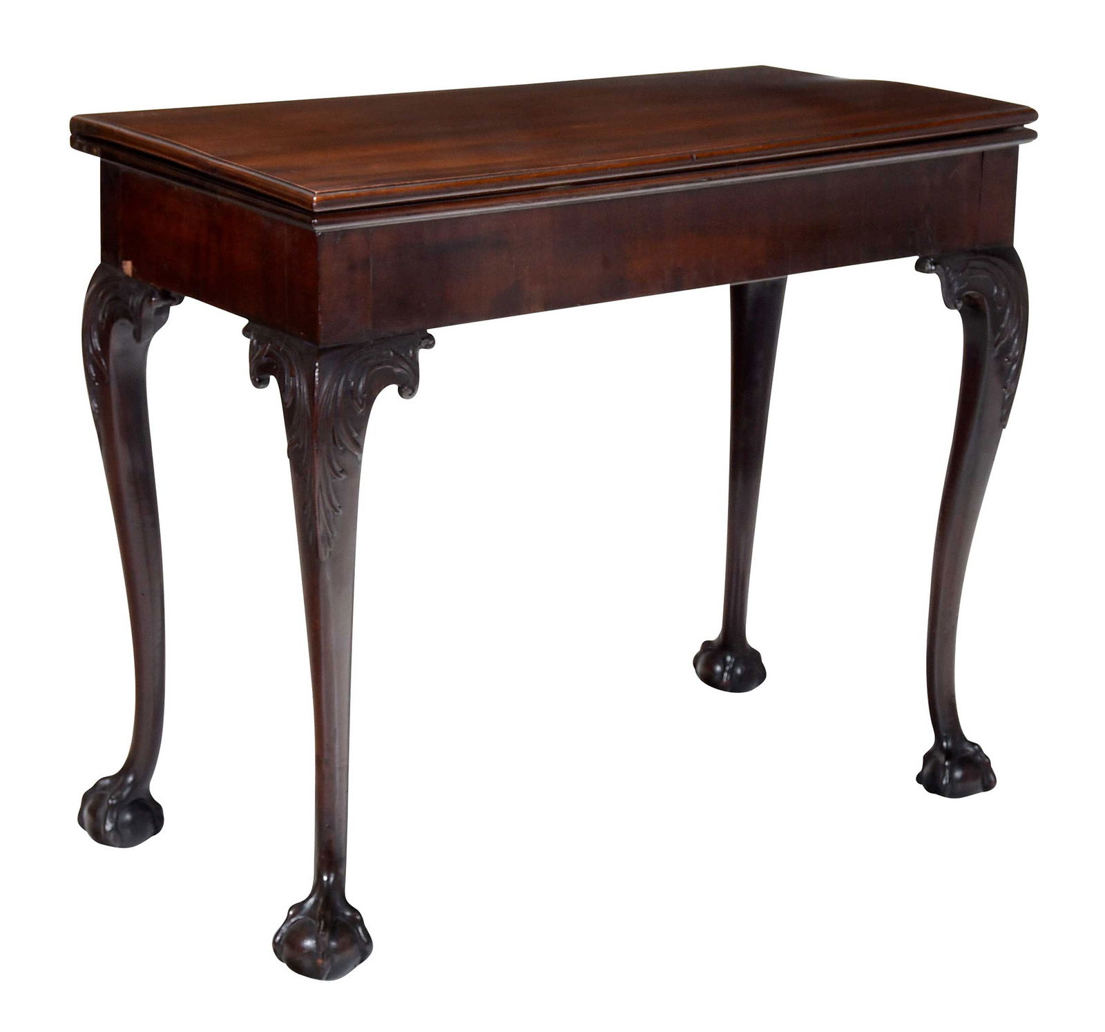 George III Mahogany Concertina Games Table (1 of 8)