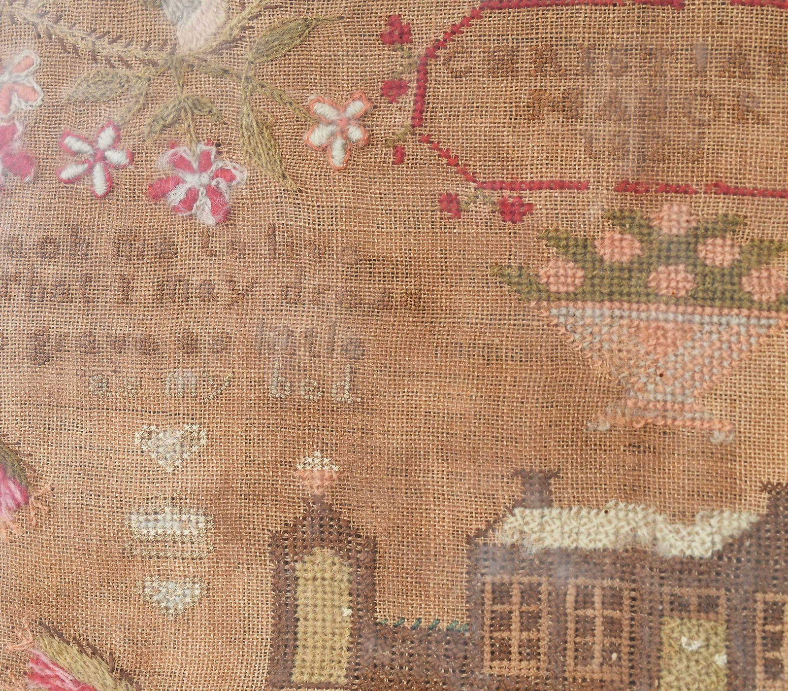 Two Framed British Needlework Samplers - 10