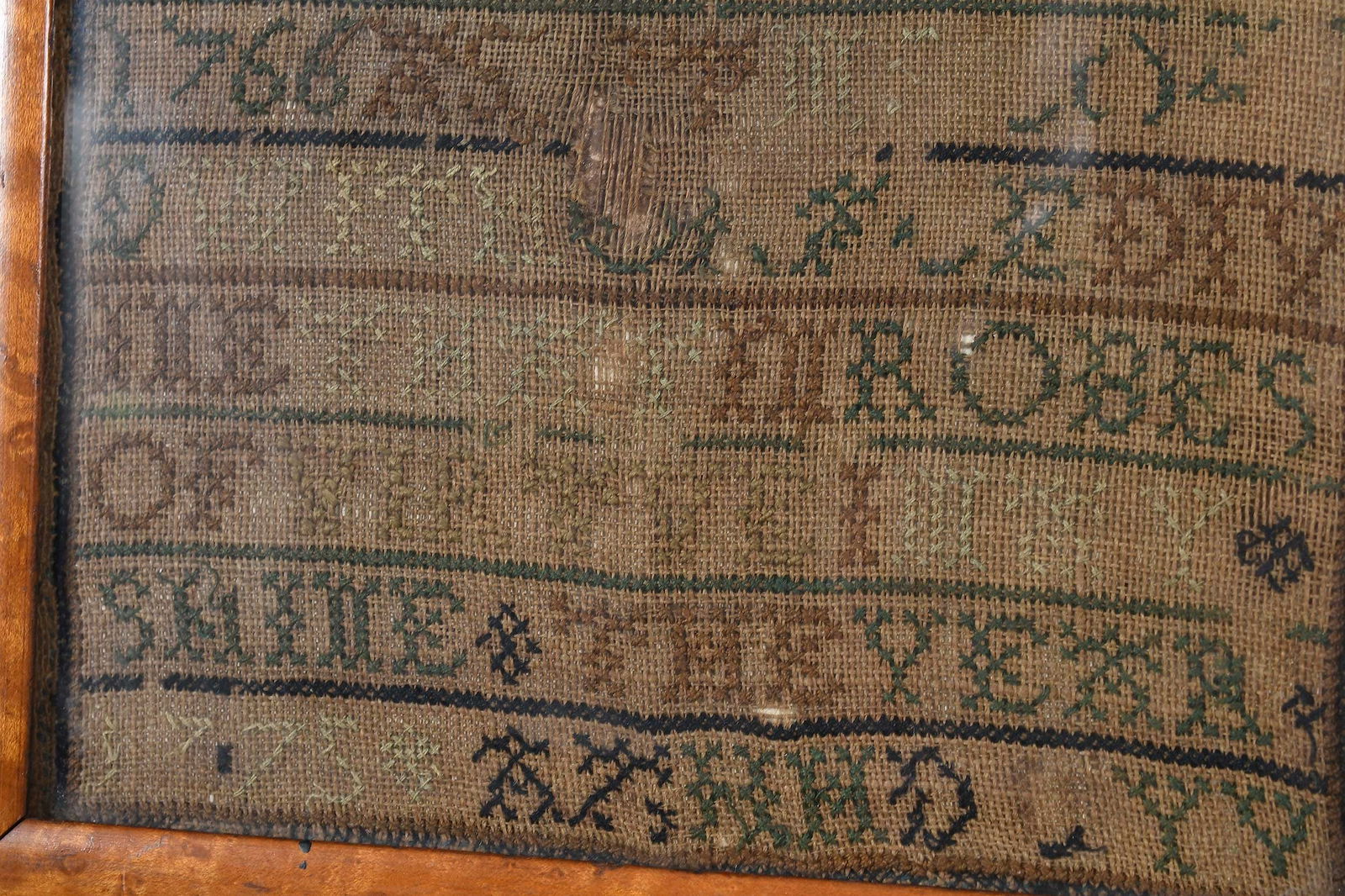 Two Framed British Needlework Samplers - 5