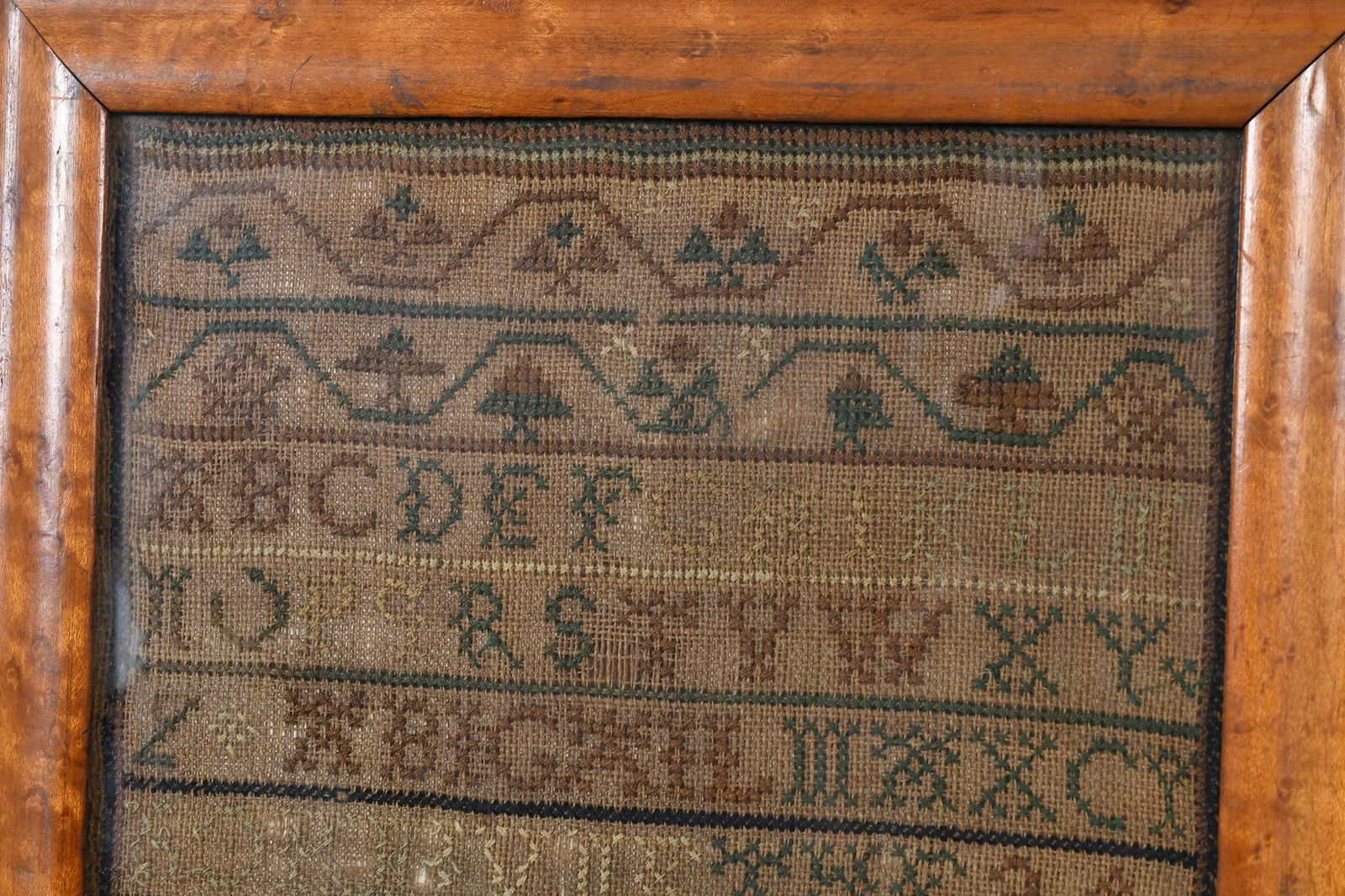 Two Framed British Needlework Samplers - 7