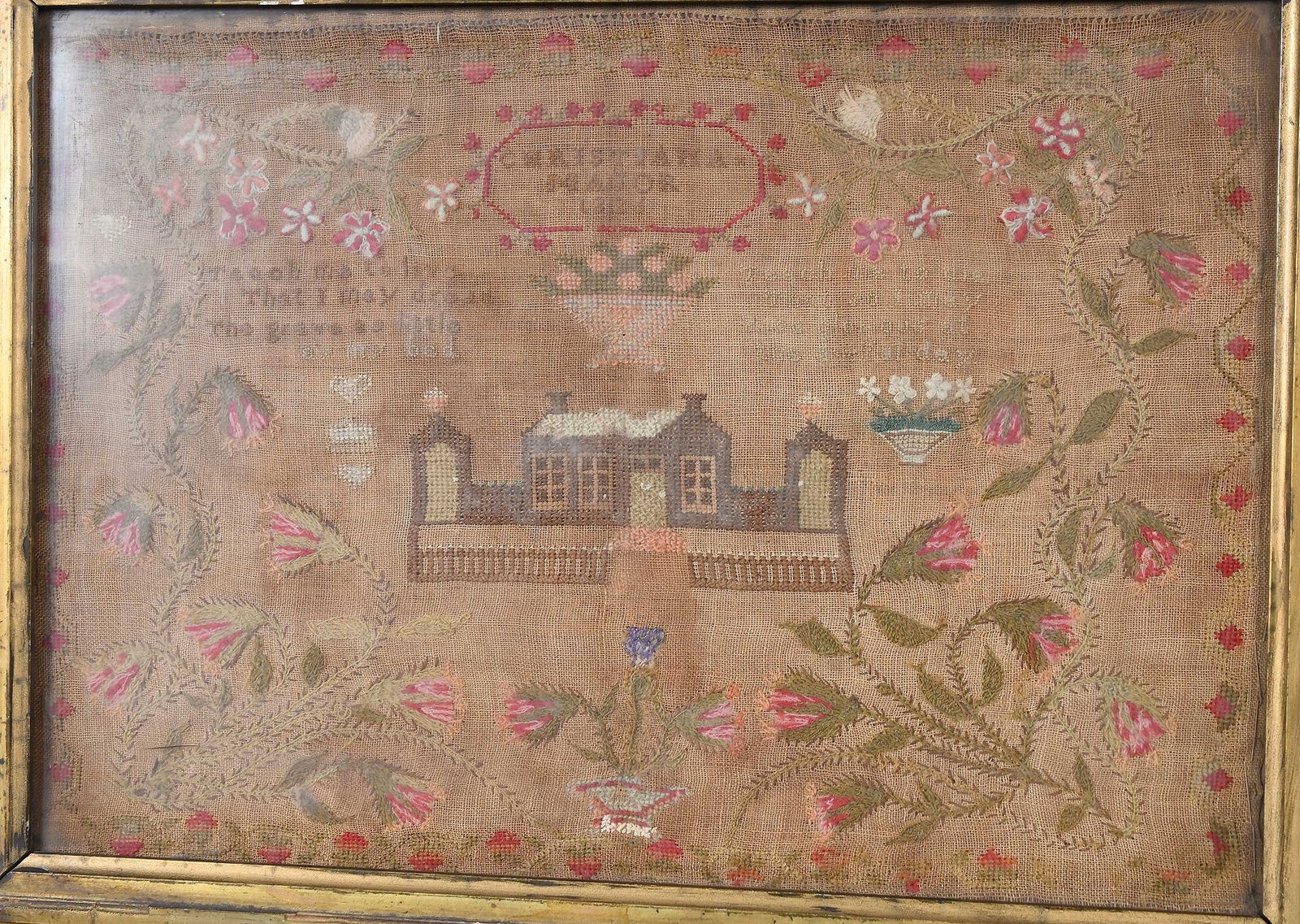 Two Framed British Needlework Samplers - 8