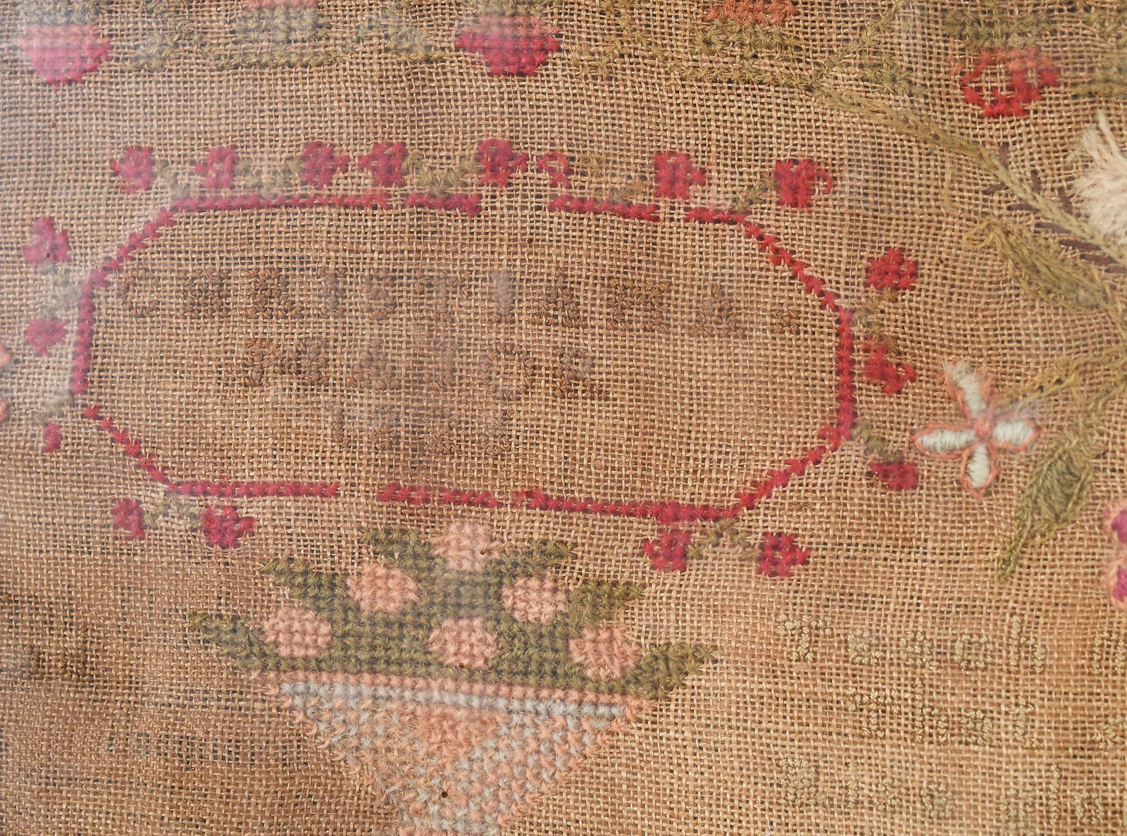 Two Framed British Needlework Samplers - 9