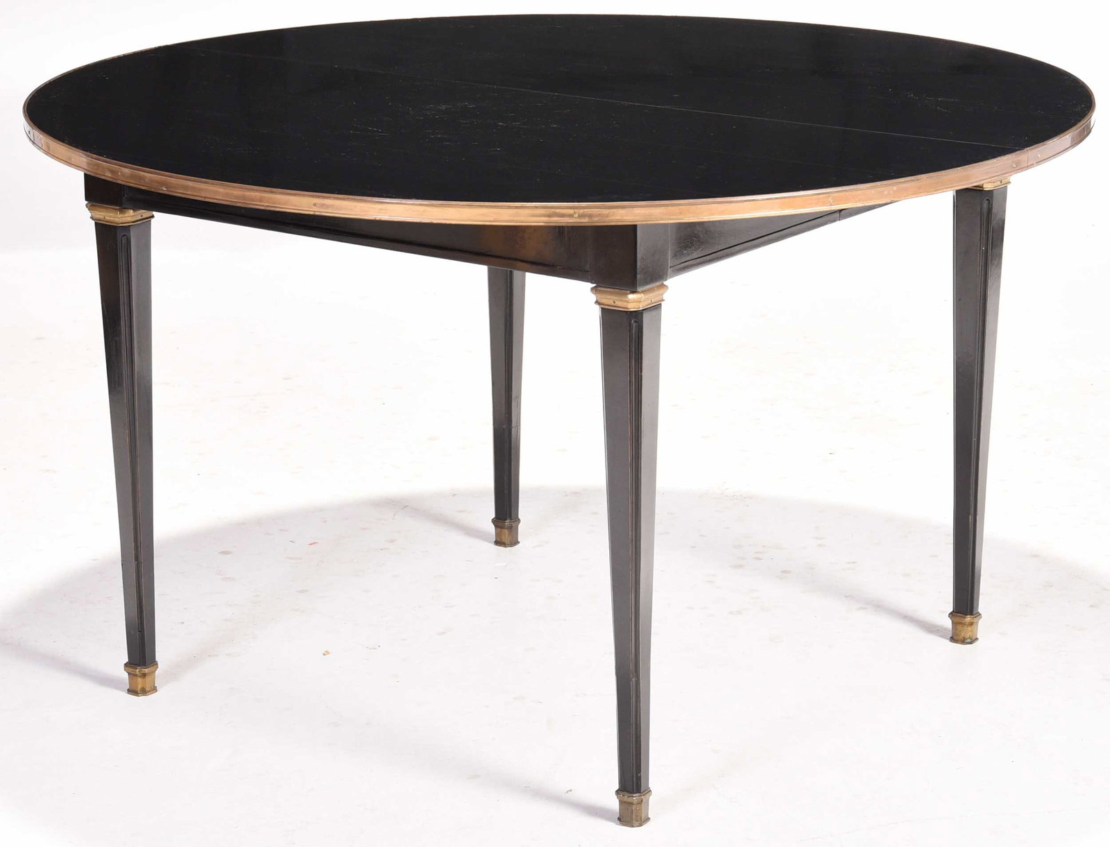 Maison Jansen Round Ebonized Dining Table - 4