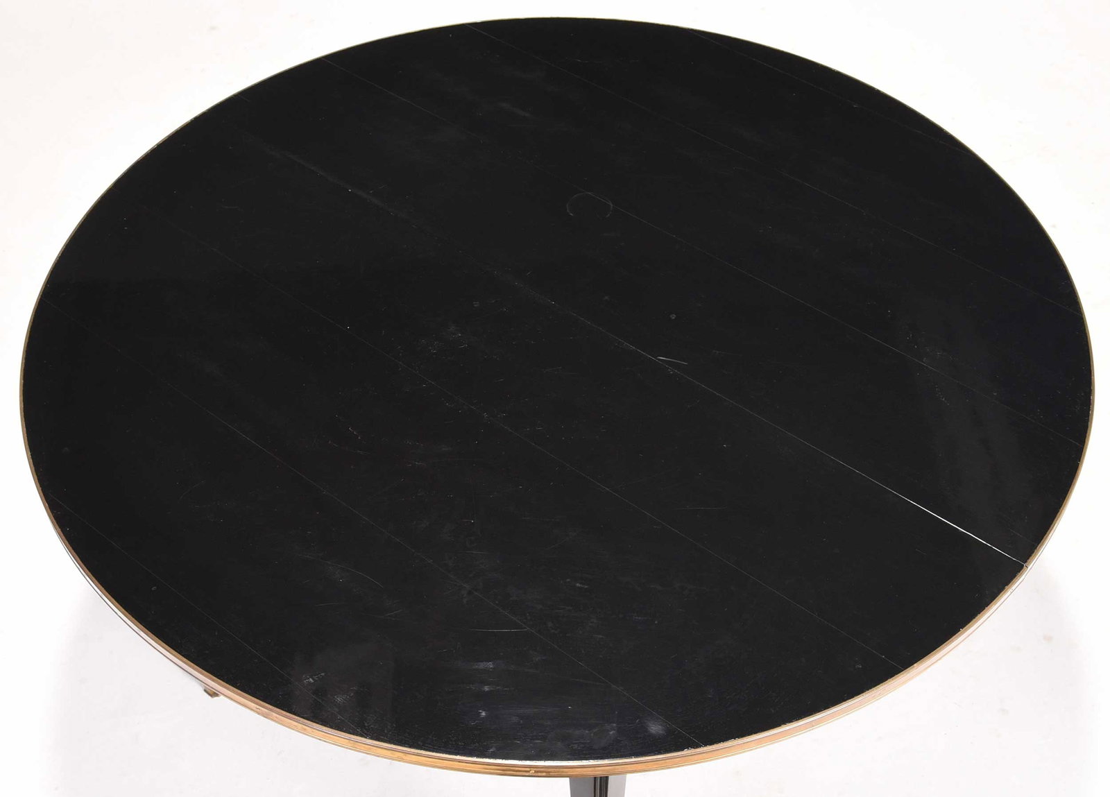 Maison Jansen Round Ebonized Dining Table - 5