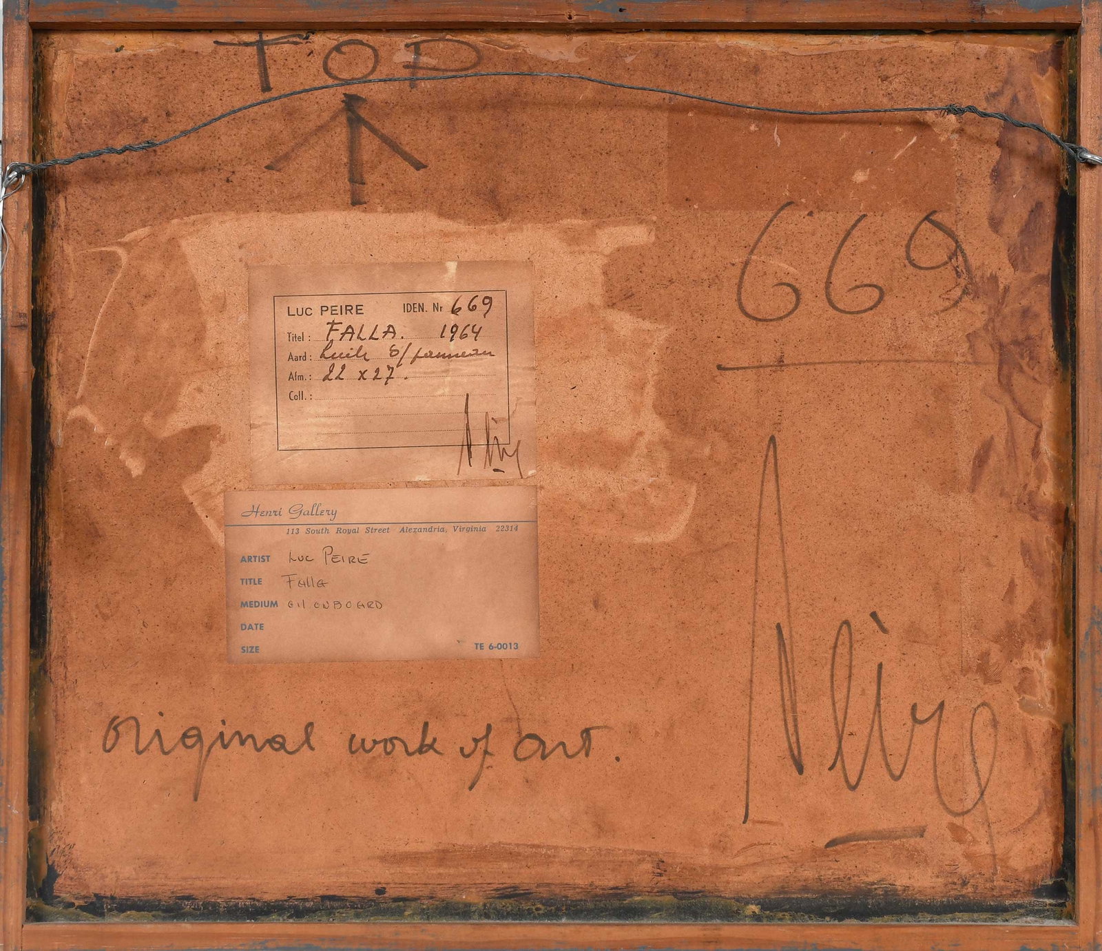 Luc Peire, Falla - 5