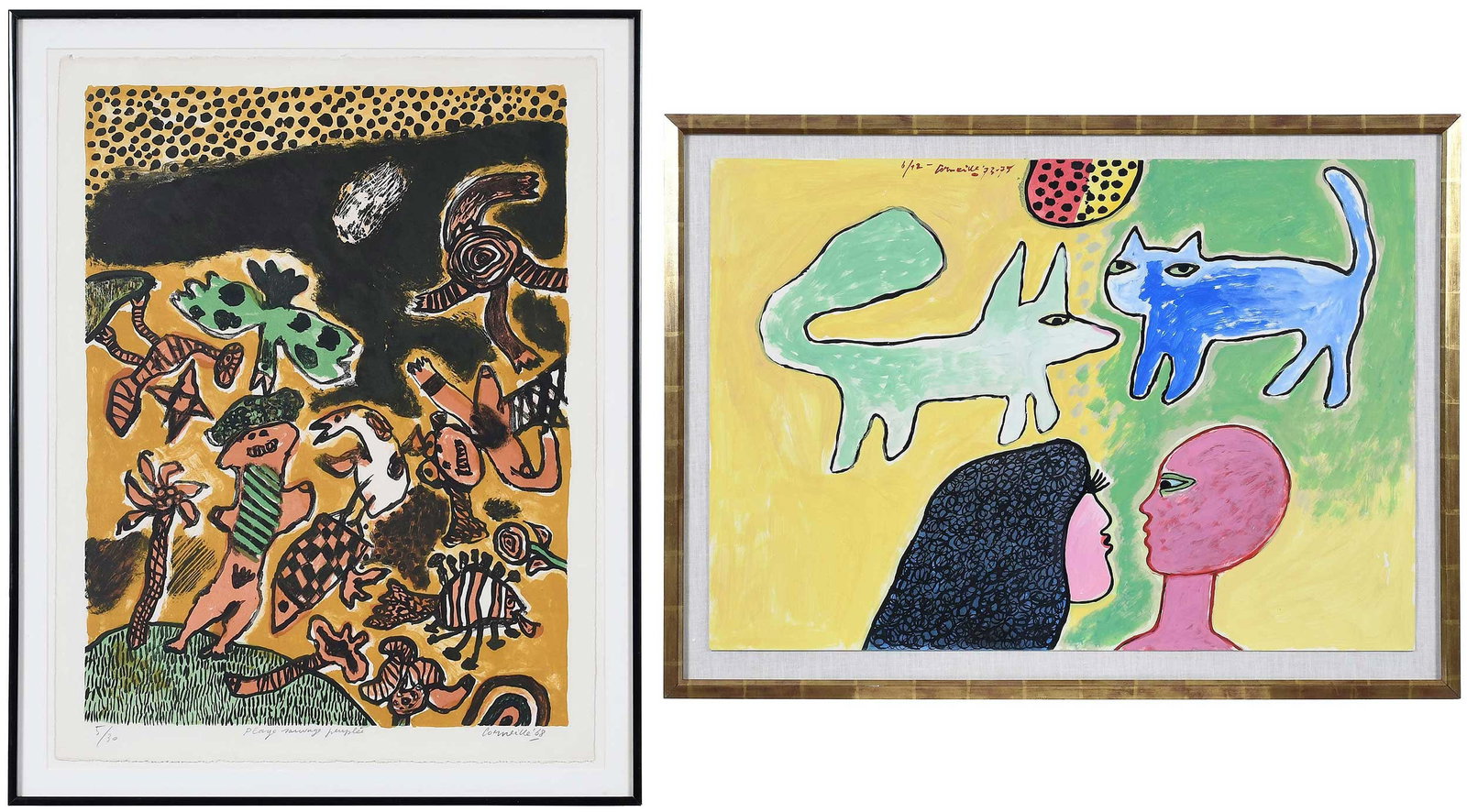 Corneille, Gouache and Lithograph (1 of 13)