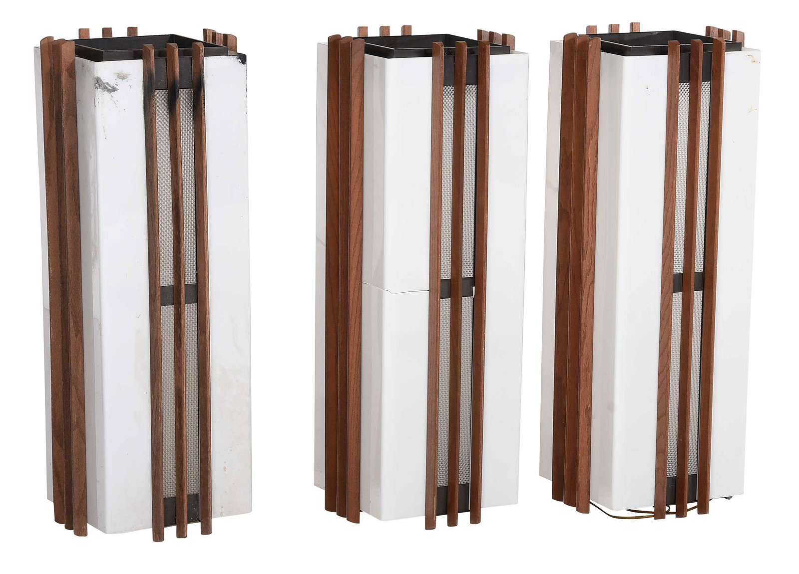 Three Mid Century Modern Acrylic Hanging Lanterns (1 of 9)