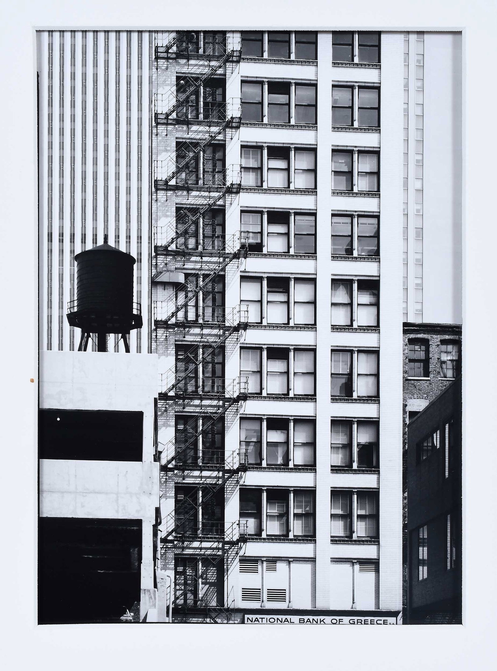 Barbara Crane: (American, 1928-2019)Untitled, from the "Chicago Loop Series", image 1976-1978, printed 2001, signed, titled, editioned, dated print verso, also inscribed "Special Edition for MOCP, #17, 2002",