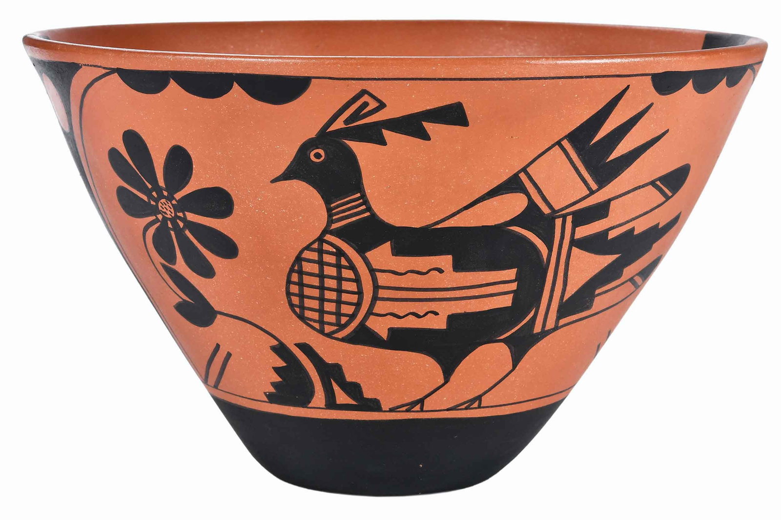 Carmelita Dunlap, San Ildefonso Redware Bowl (1 of 13)