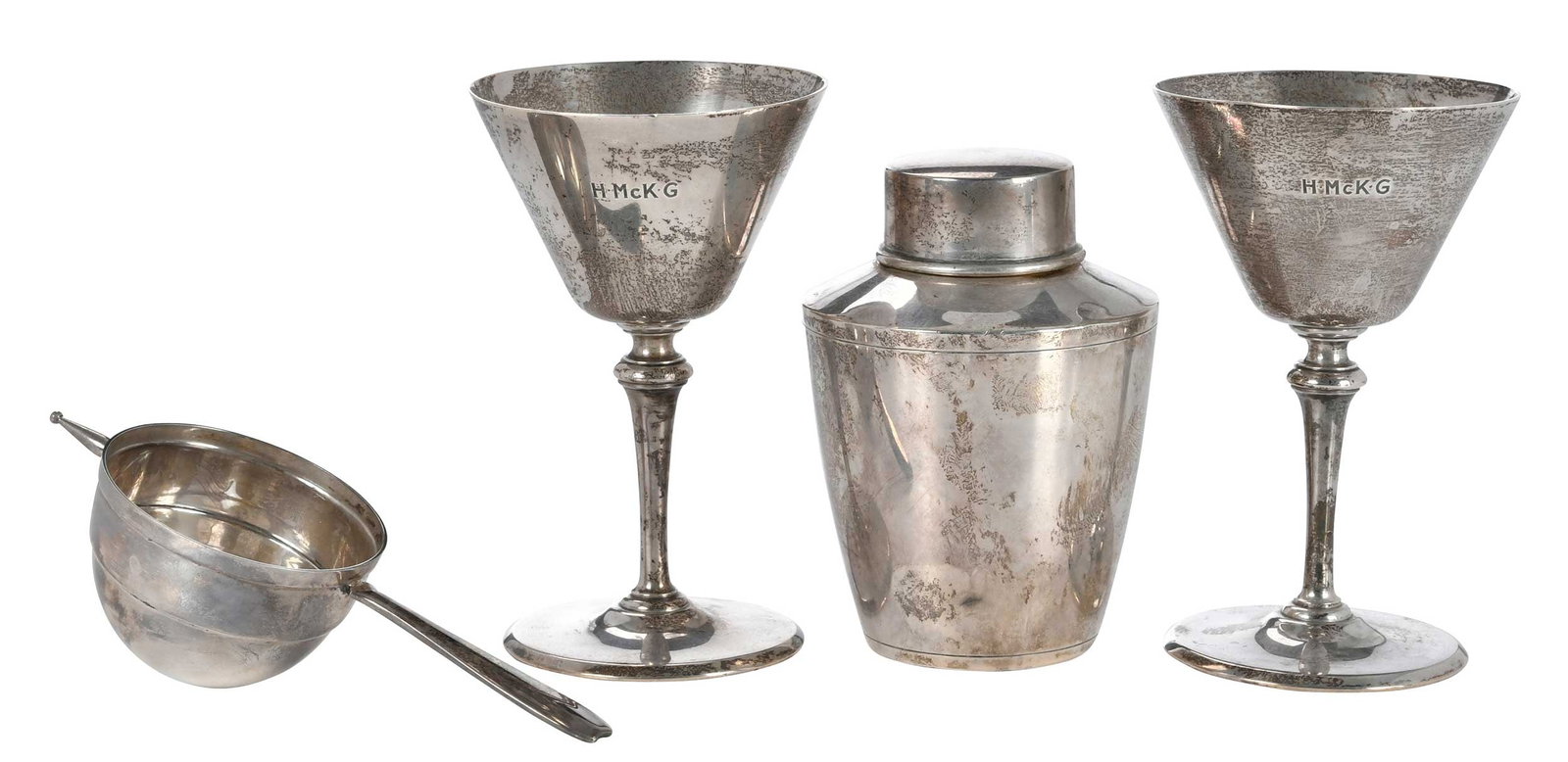 Four Tiffany Sterling Cocktail Items (1 of 4)