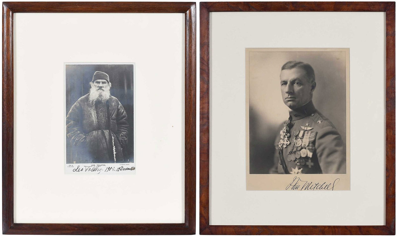 Billy Mitchell and Leo Tolstoy Framed Photographs (1 of 9)