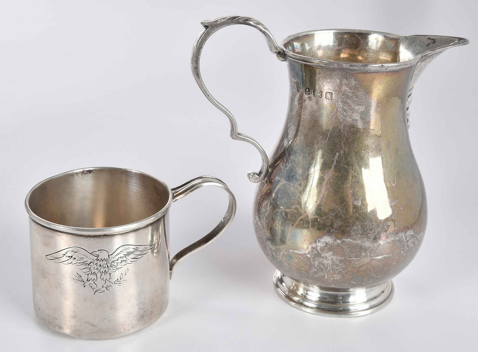 Six Sterling Table Items - 4