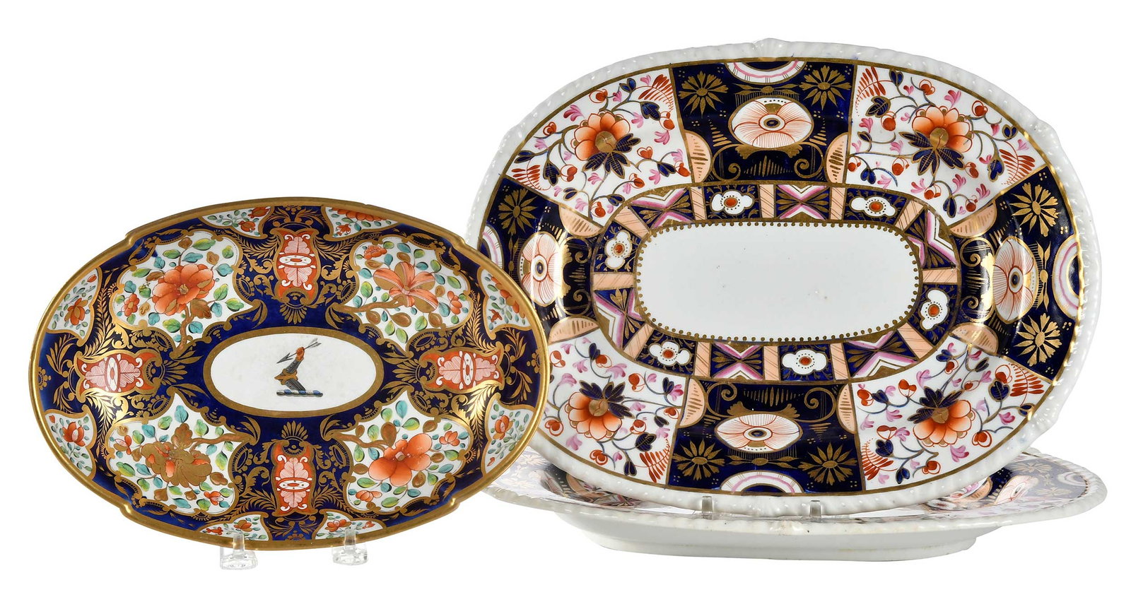 Three Imari Palette Porcelain Platters (1 of 5)