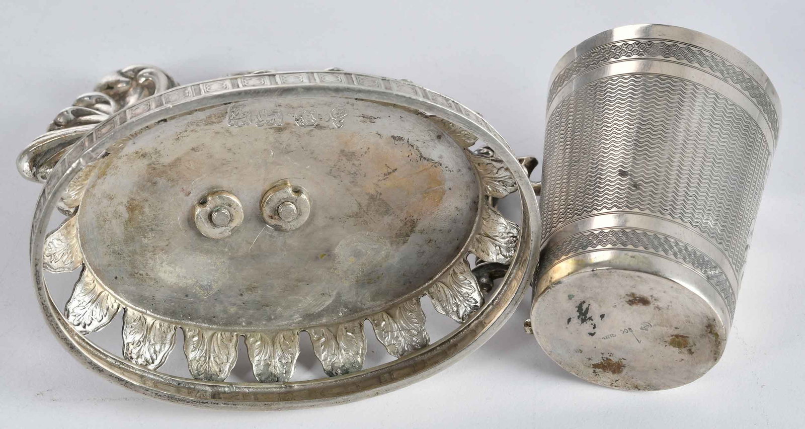Four German Silver Table items - 4
