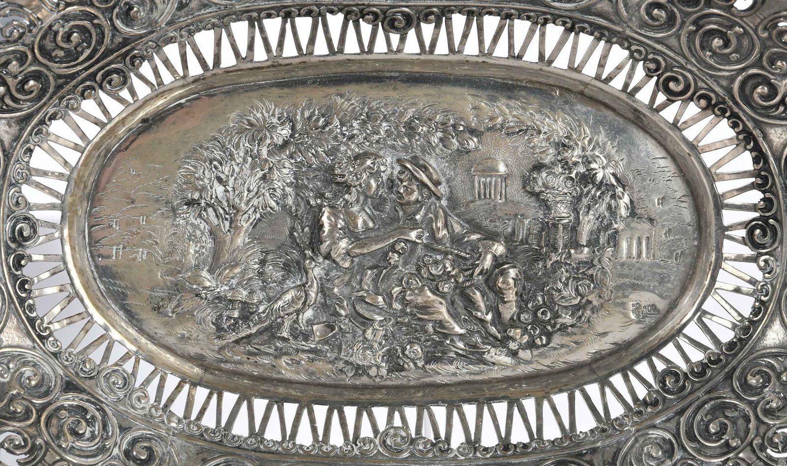 Four German Silver Table items - 7