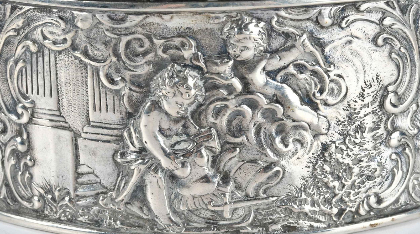 Continental Silver Round Box - 8