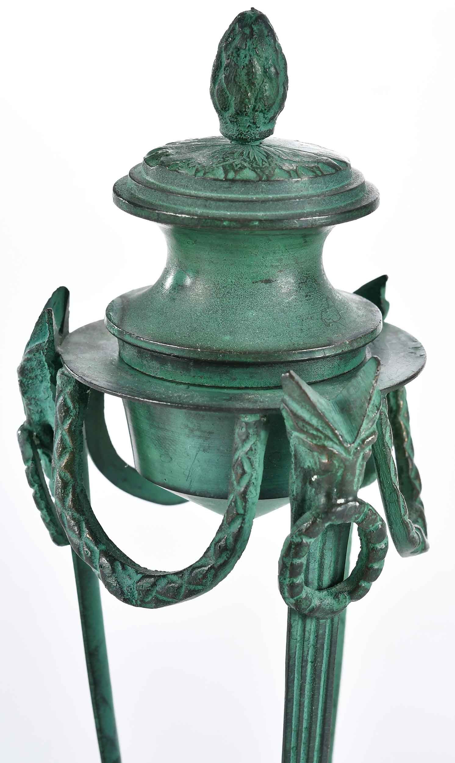 Five Decorative Wood and Bronze Table Objects - 11