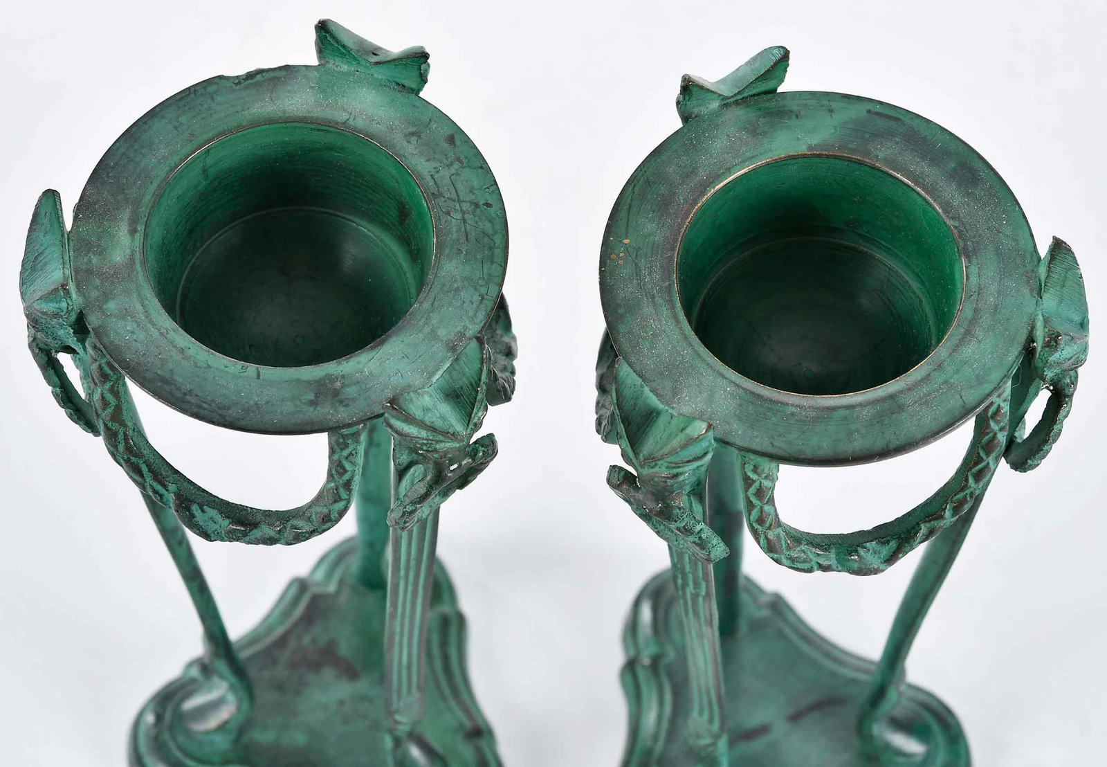 Five Decorative Wood and Bronze Table Objects - 12