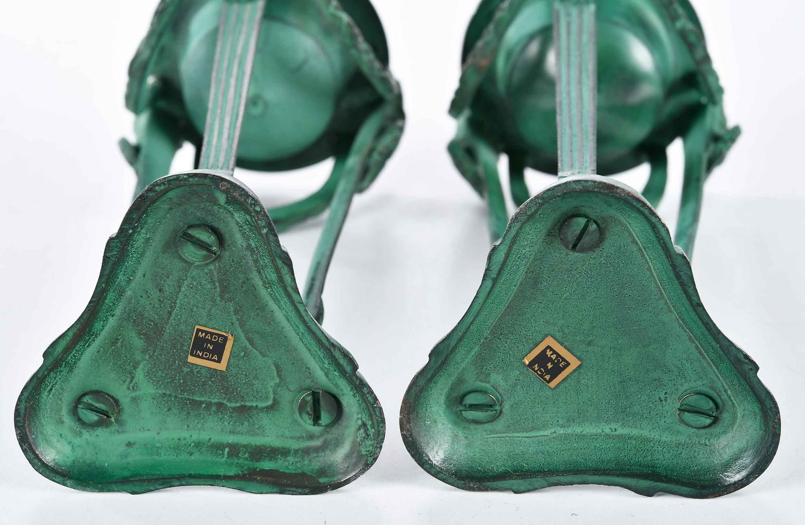 Five Decorative Wood and Bronze Table Objects - 13