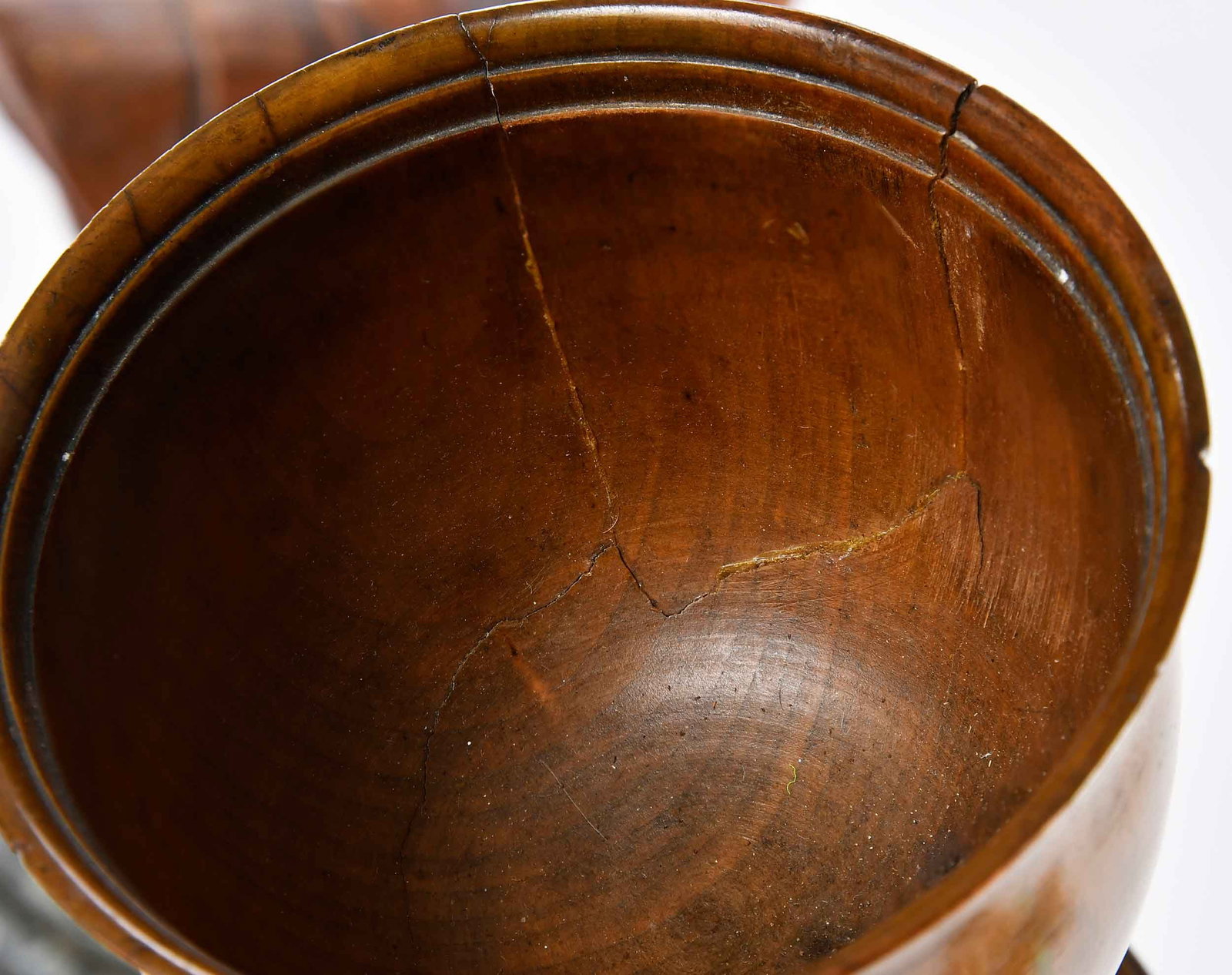 Five Decorative Wood and Bronze Table Objects - 4