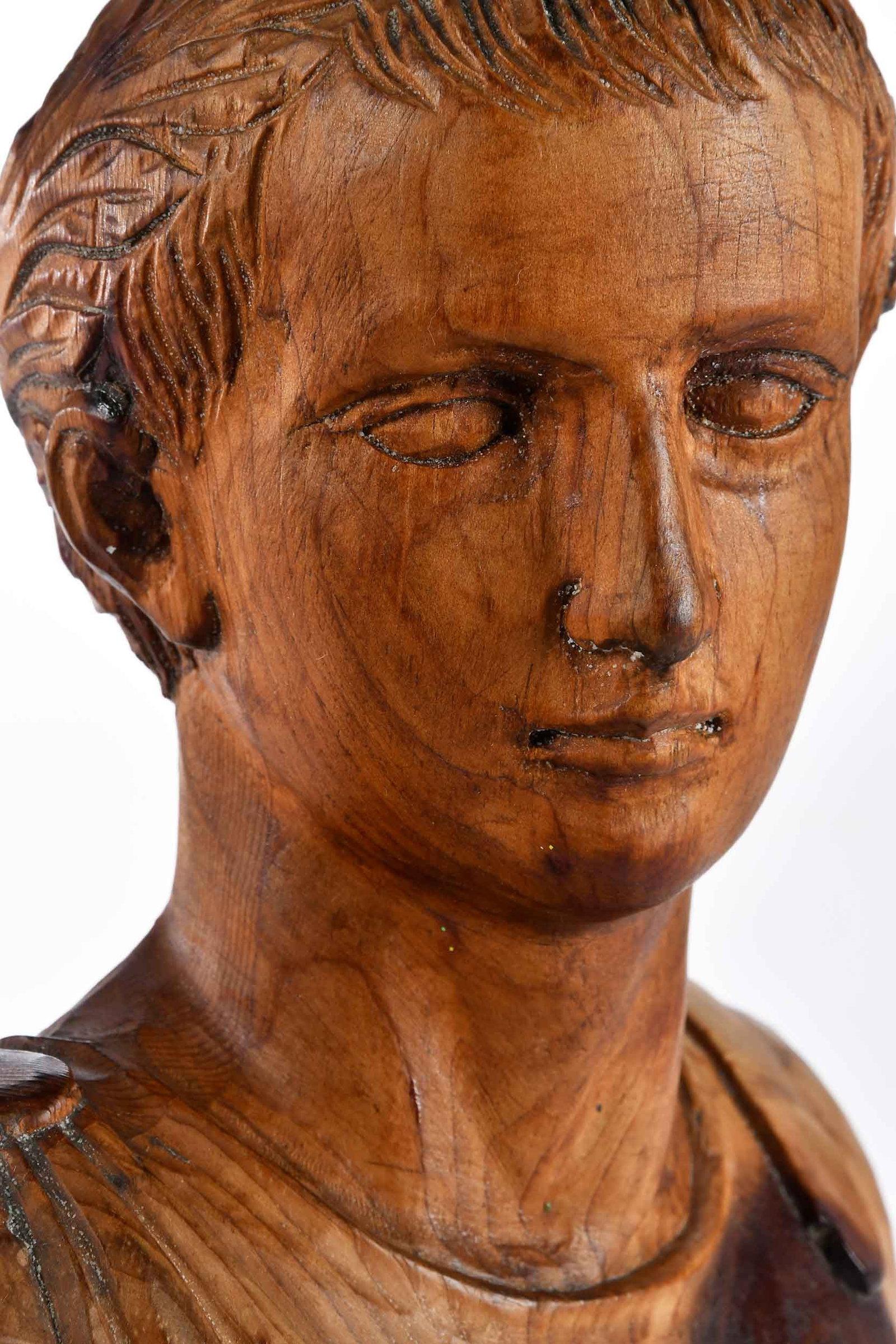 Five Decorative Wood and Bronze Table Objects - 7