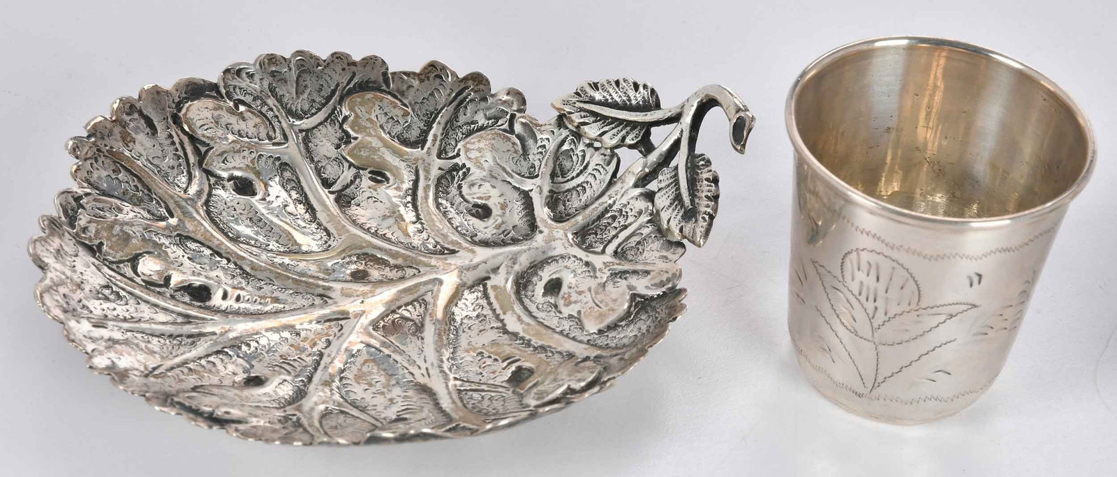 Nine Mostly Turkish Silver Table Items - 5