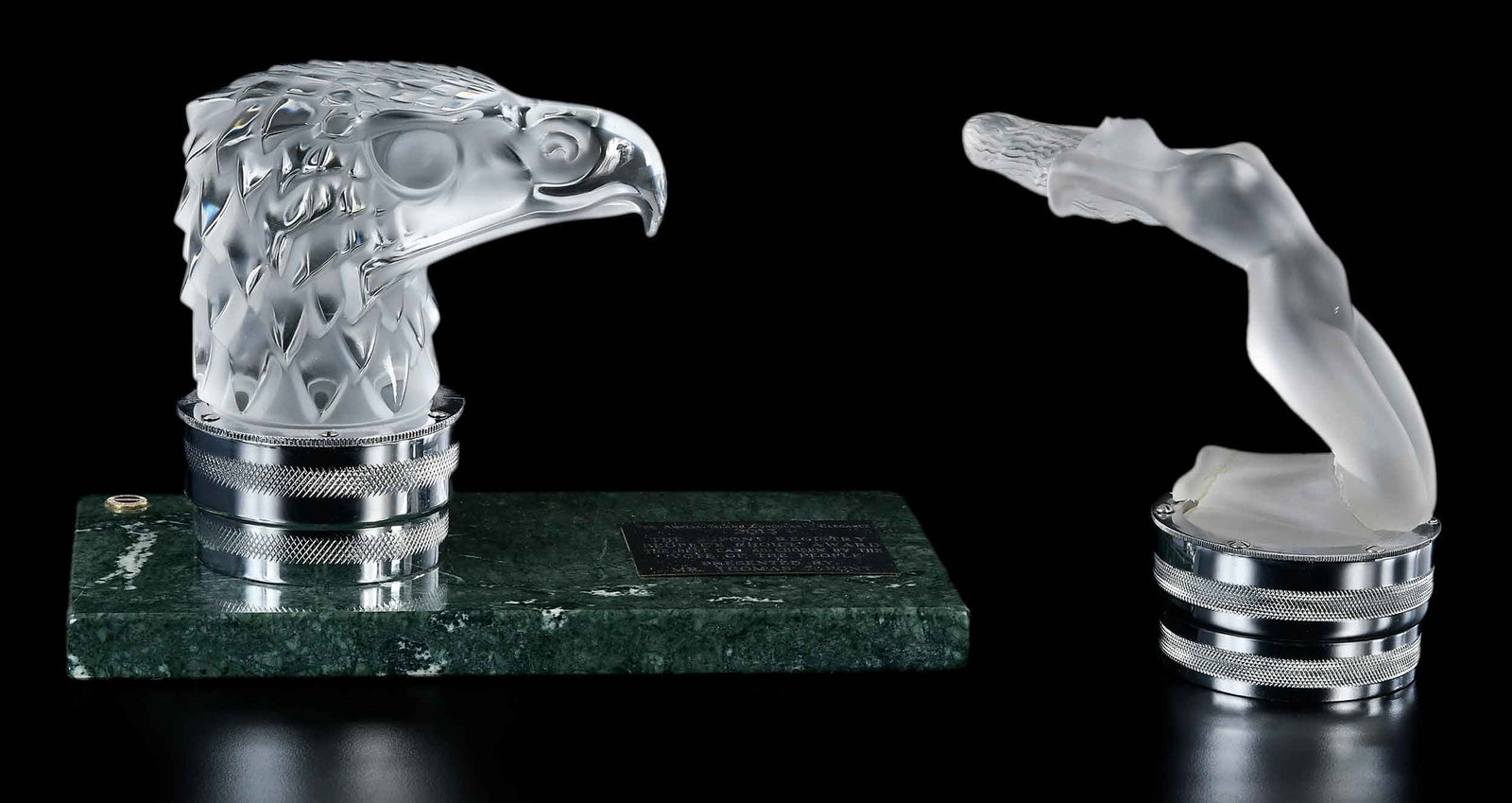 Two Lalique Glass Car Mascots (1 of 10)