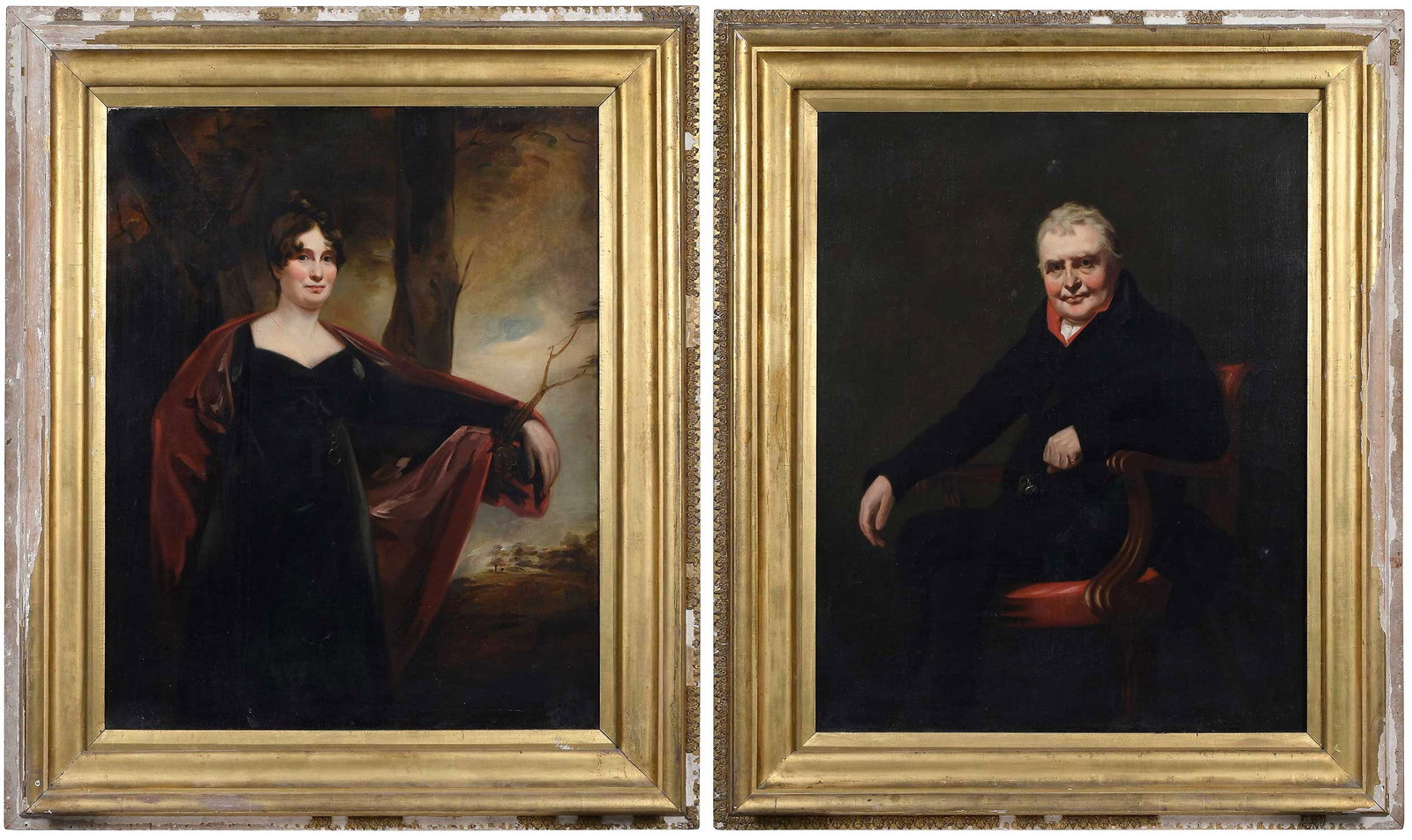 Follower of Henry Raeburn, A Pair of Large Portraits (1 of 16)