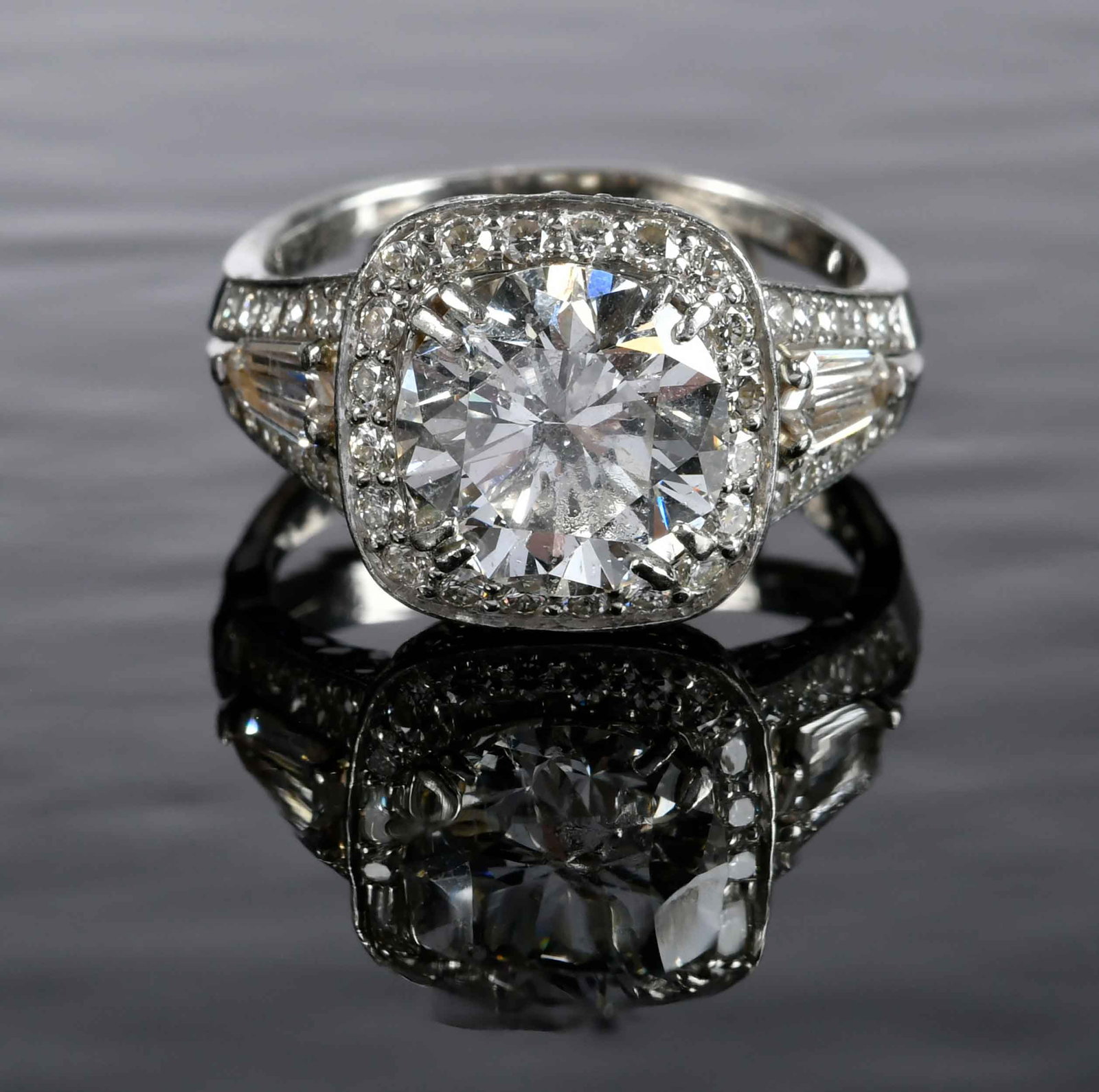 Platinum Diamond Christopher Design Ring - EGL (1 of 11)