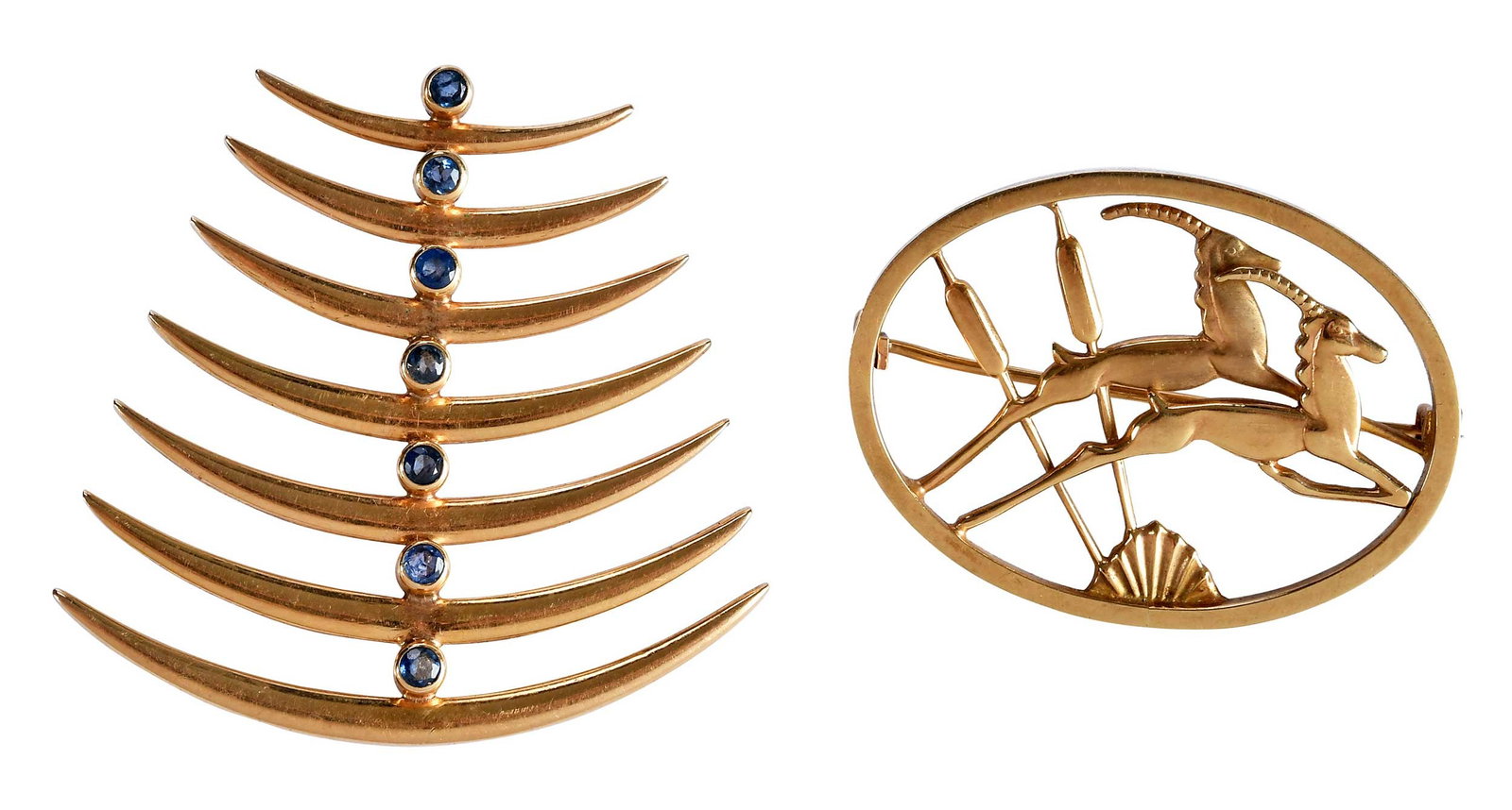 Two Gold Brooches (1 of 4)