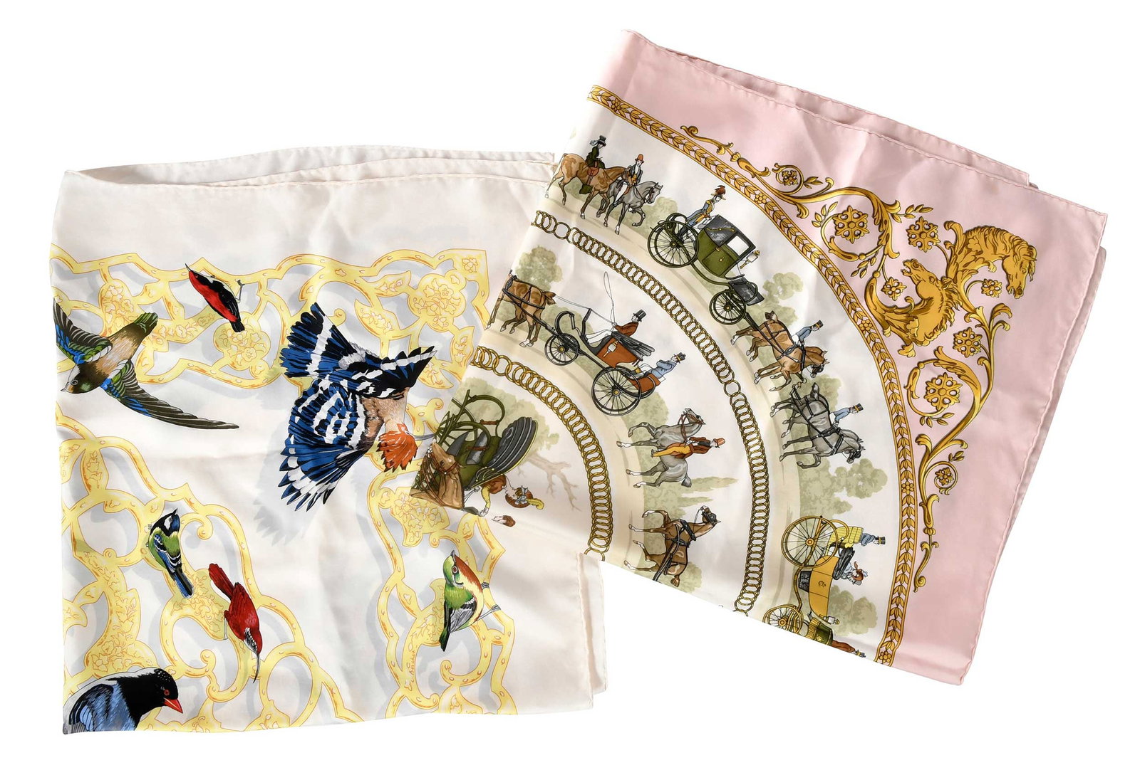 Two Hermes Silk Scarves (1 of 12)