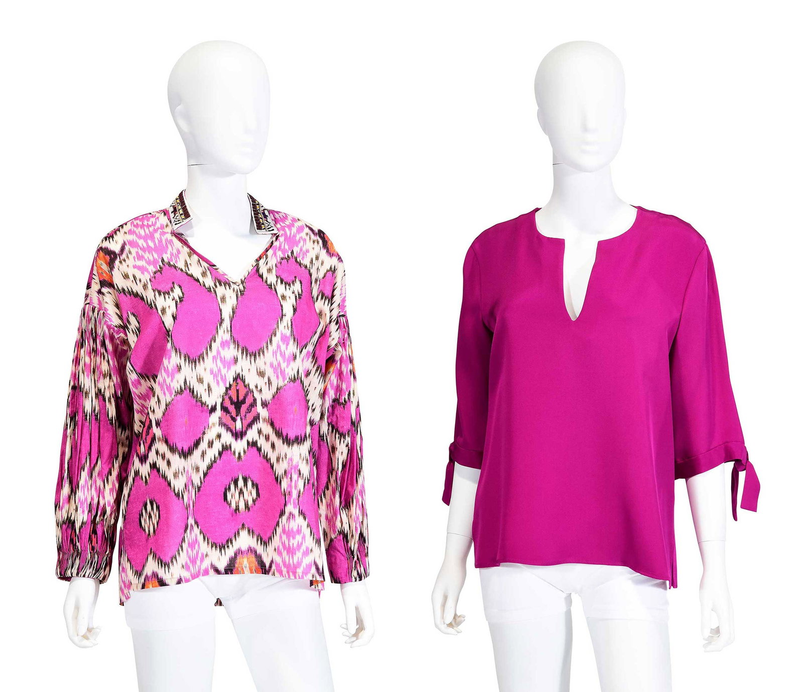 Pair of Purple Etro Blouses (1 of 9)