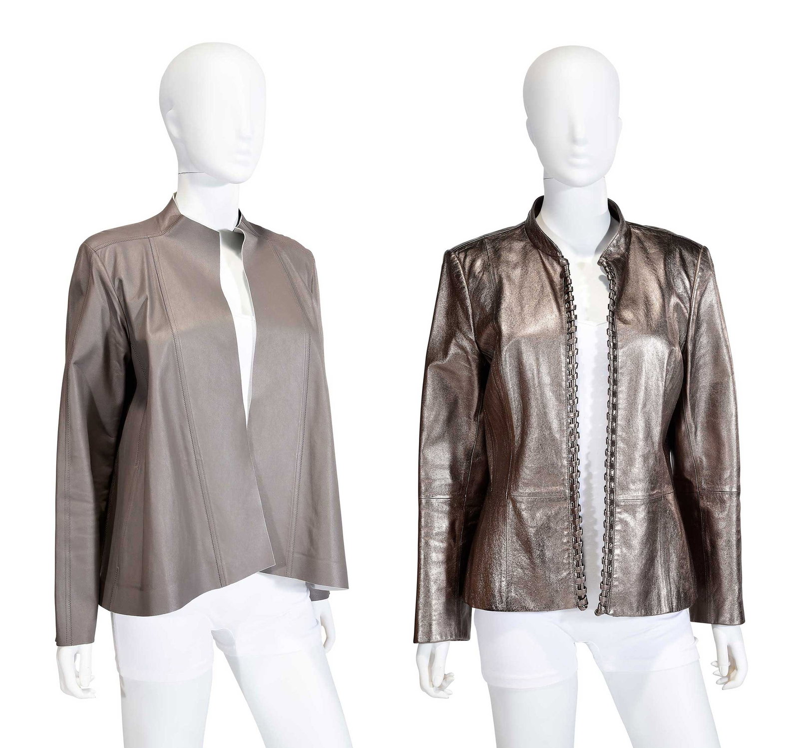 Two Lafayette 148 Leather Jackets (1 of 9)