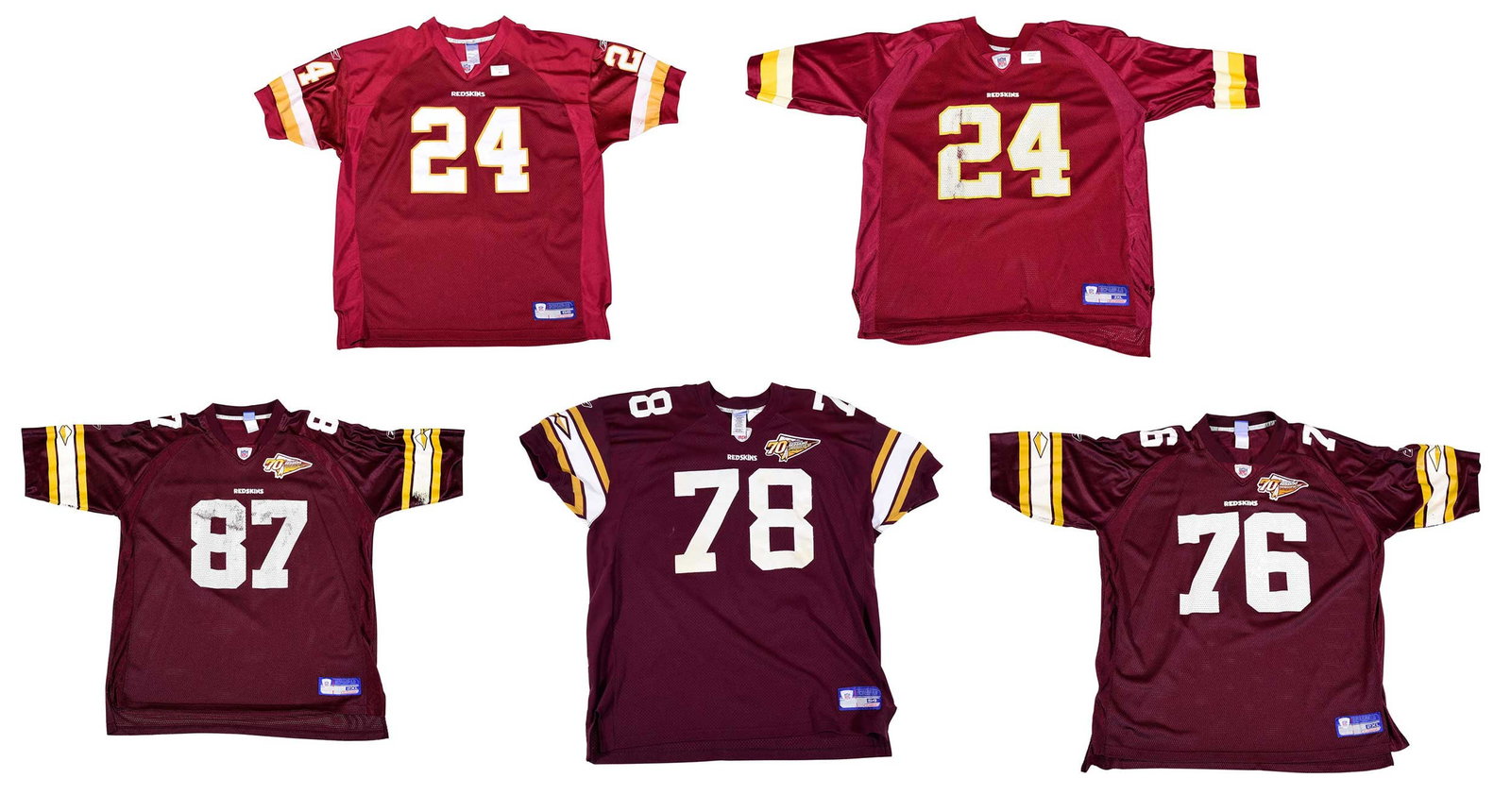 Five Washington Redskins Jerseys, Possibly Game Worn (1 of 15)