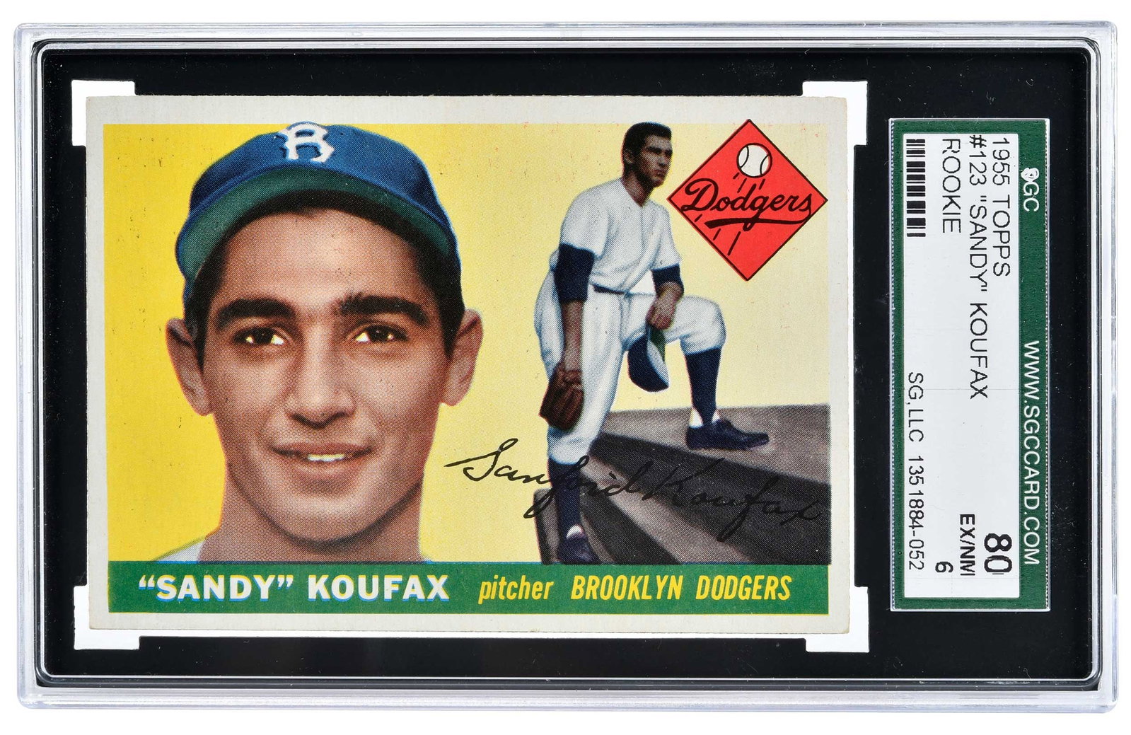 1955 Topps Sandy Koufax Rookie Card (1 of 4)