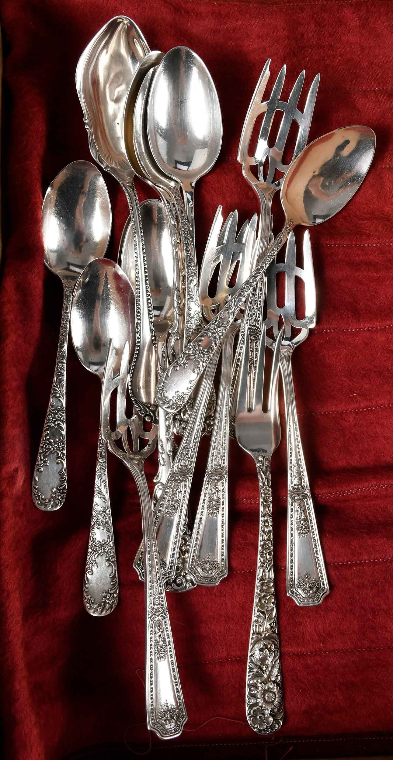 23 Pieces Assorted Sterling Flatware - 2