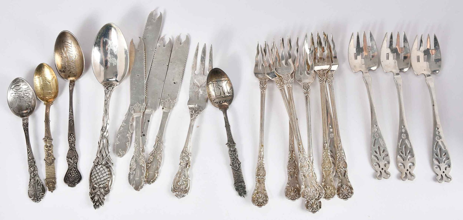 29 Pieces Assorted Sterling Flatware - 2