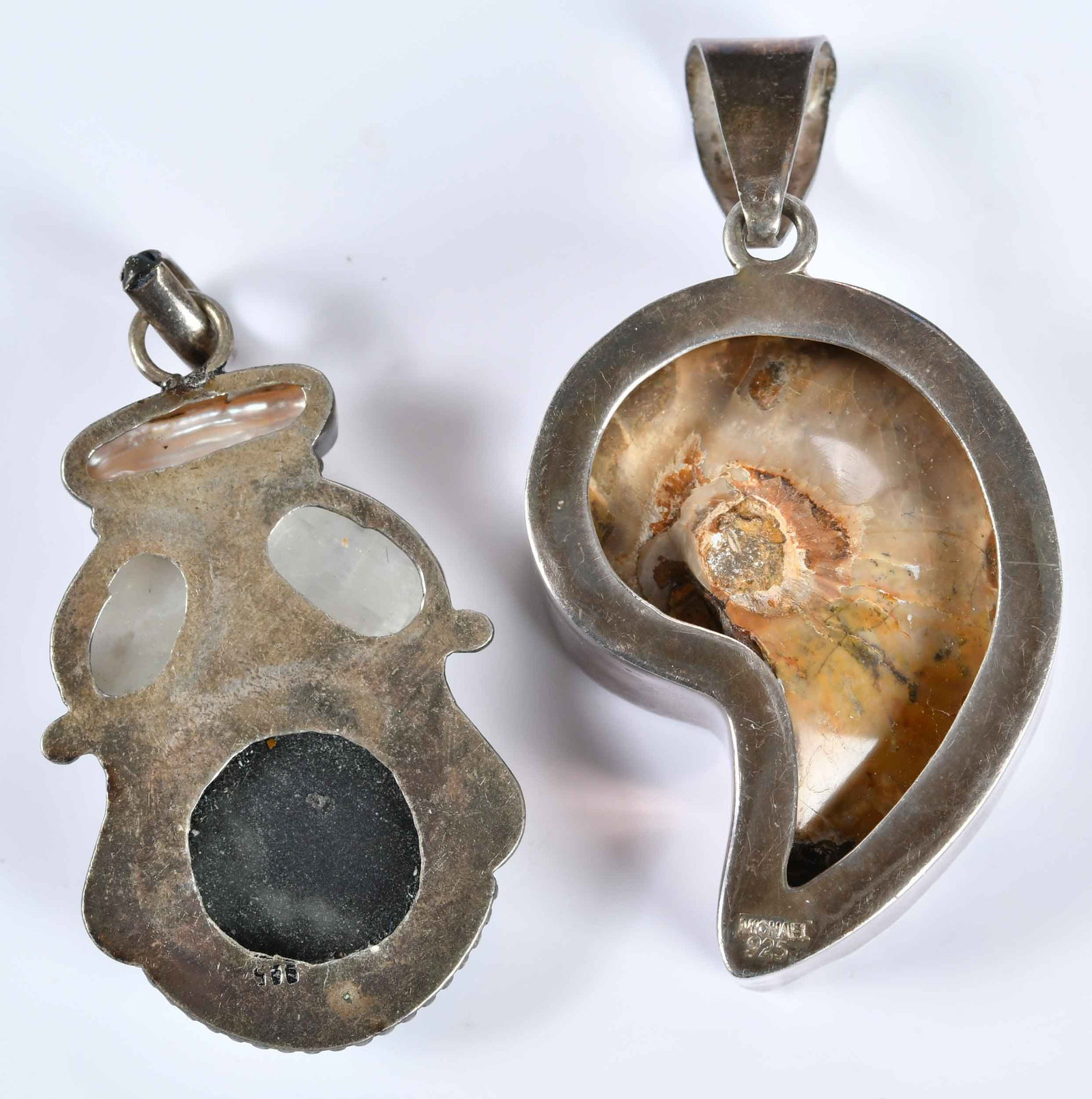 Two Sterling Silver Pendants - 2