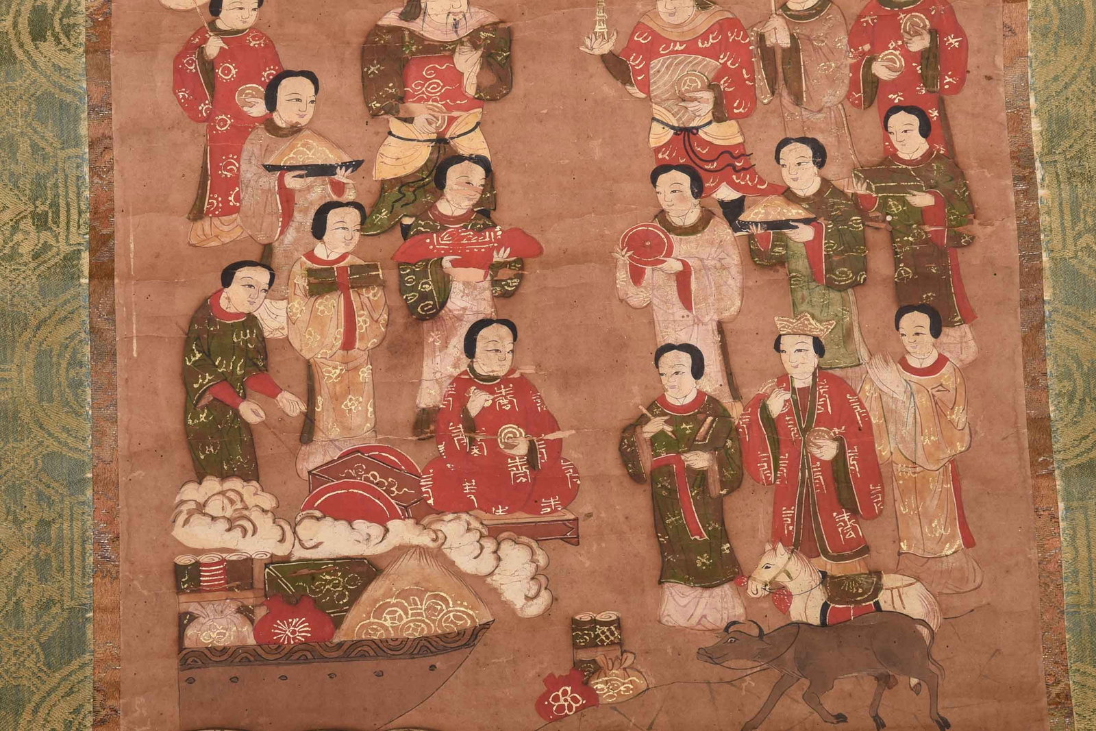 Four Asian Figural Scrolls - 5