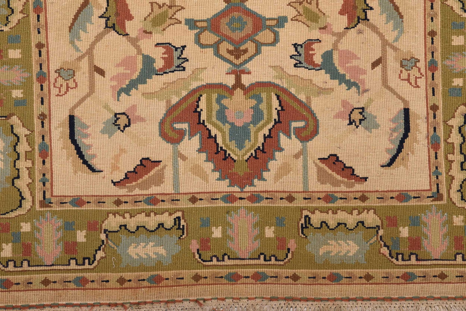 Flat Weave Woolen Rug - 2