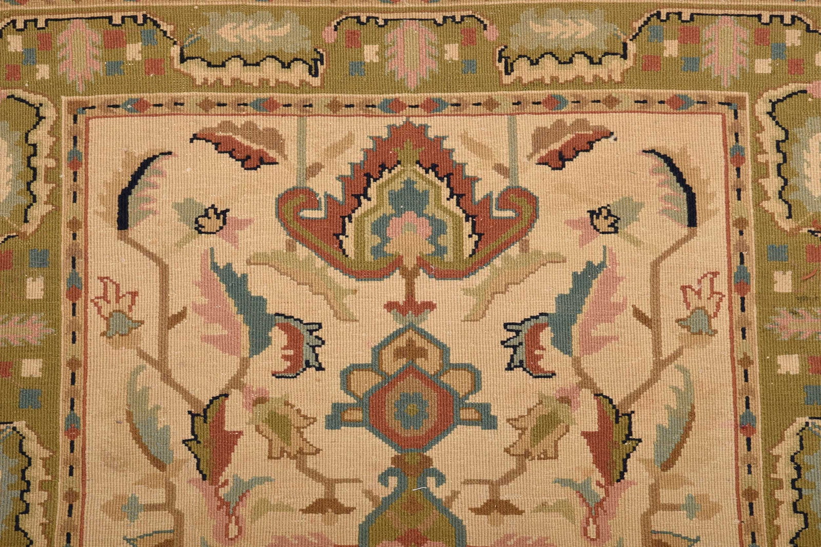 Flat Weave Woolen Rug - 4