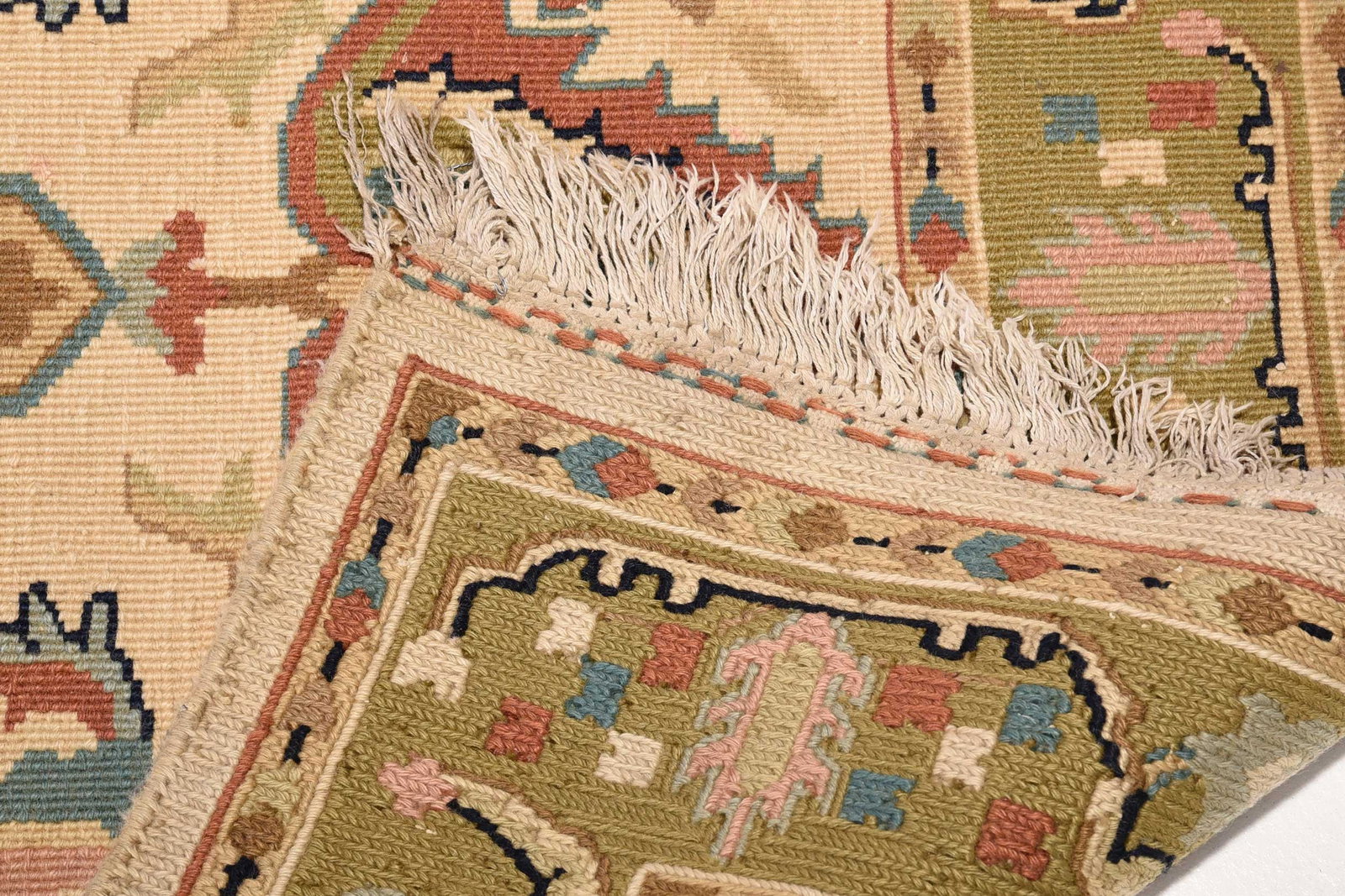 Flat Weave Woolen Rug - 5