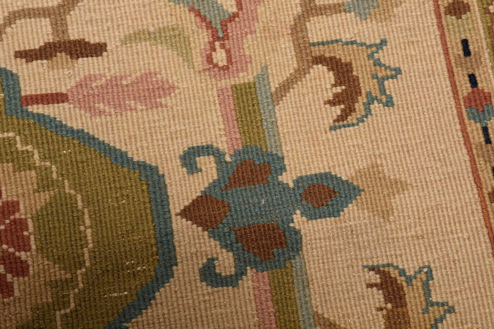 Flat Weave Woolen Rug - 7