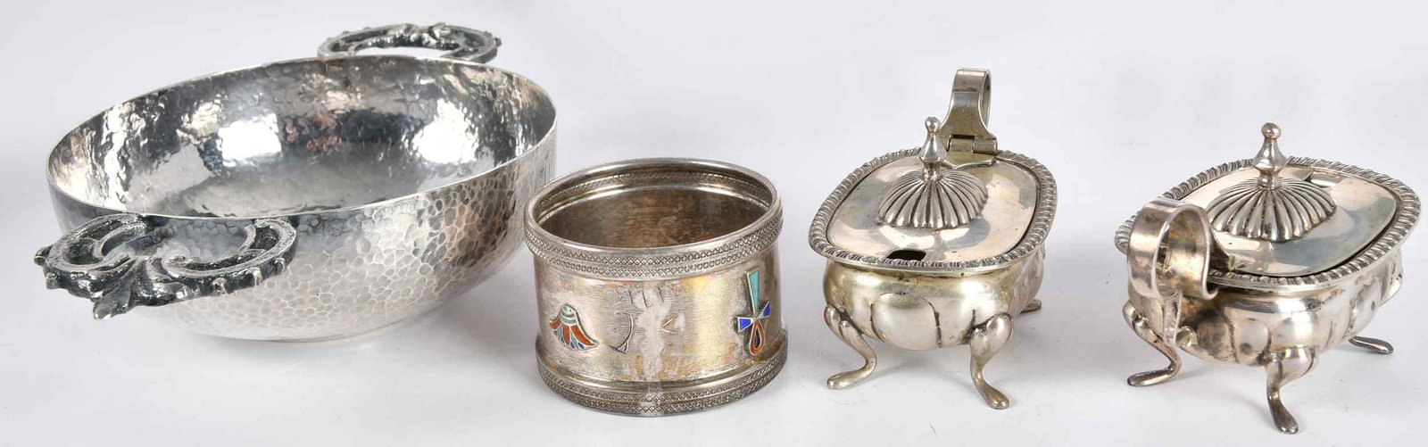 15 Continental Silver Table Items - 4