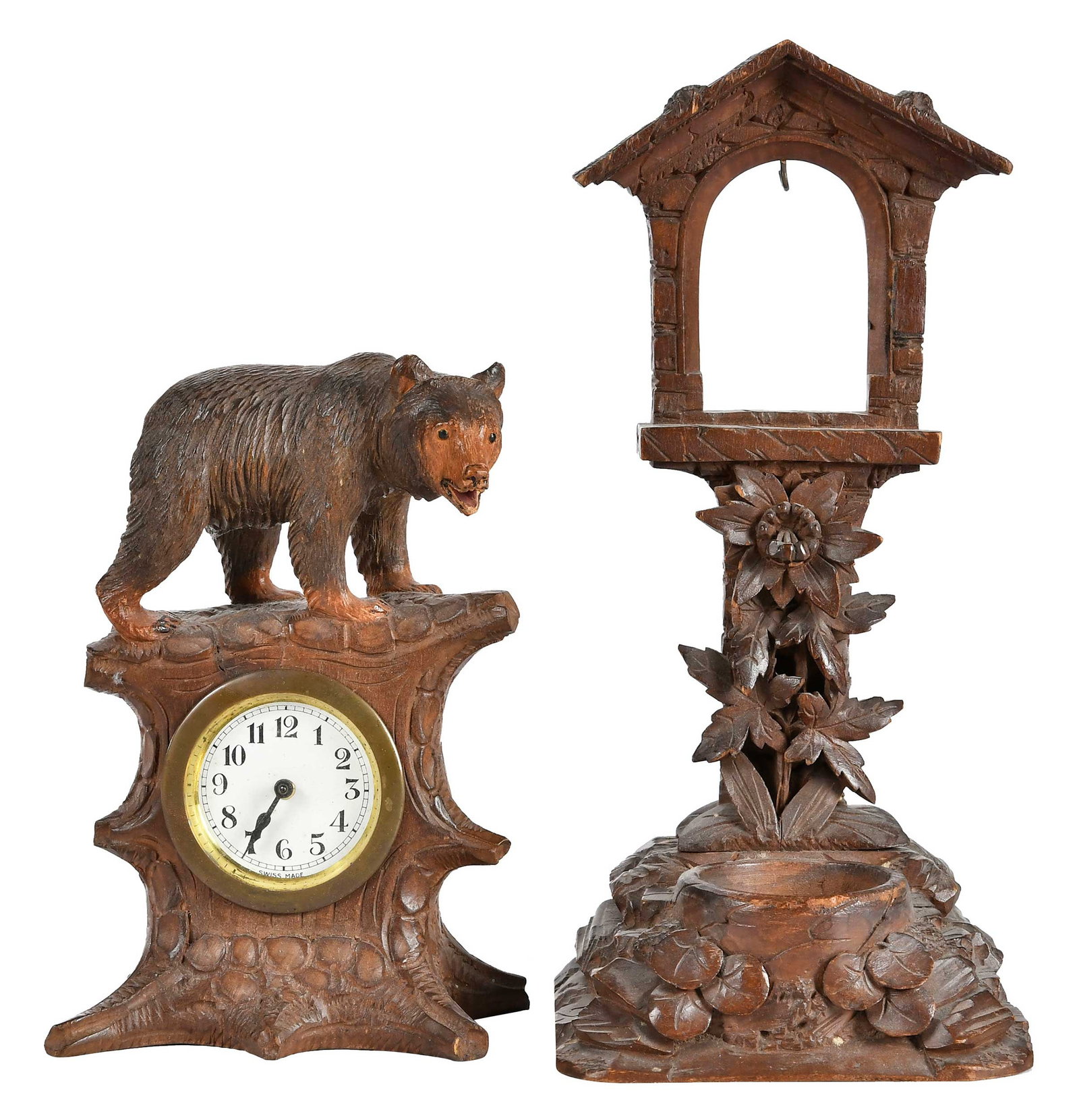 Two Black Forest Carved Desk Objects (1 of 7)
