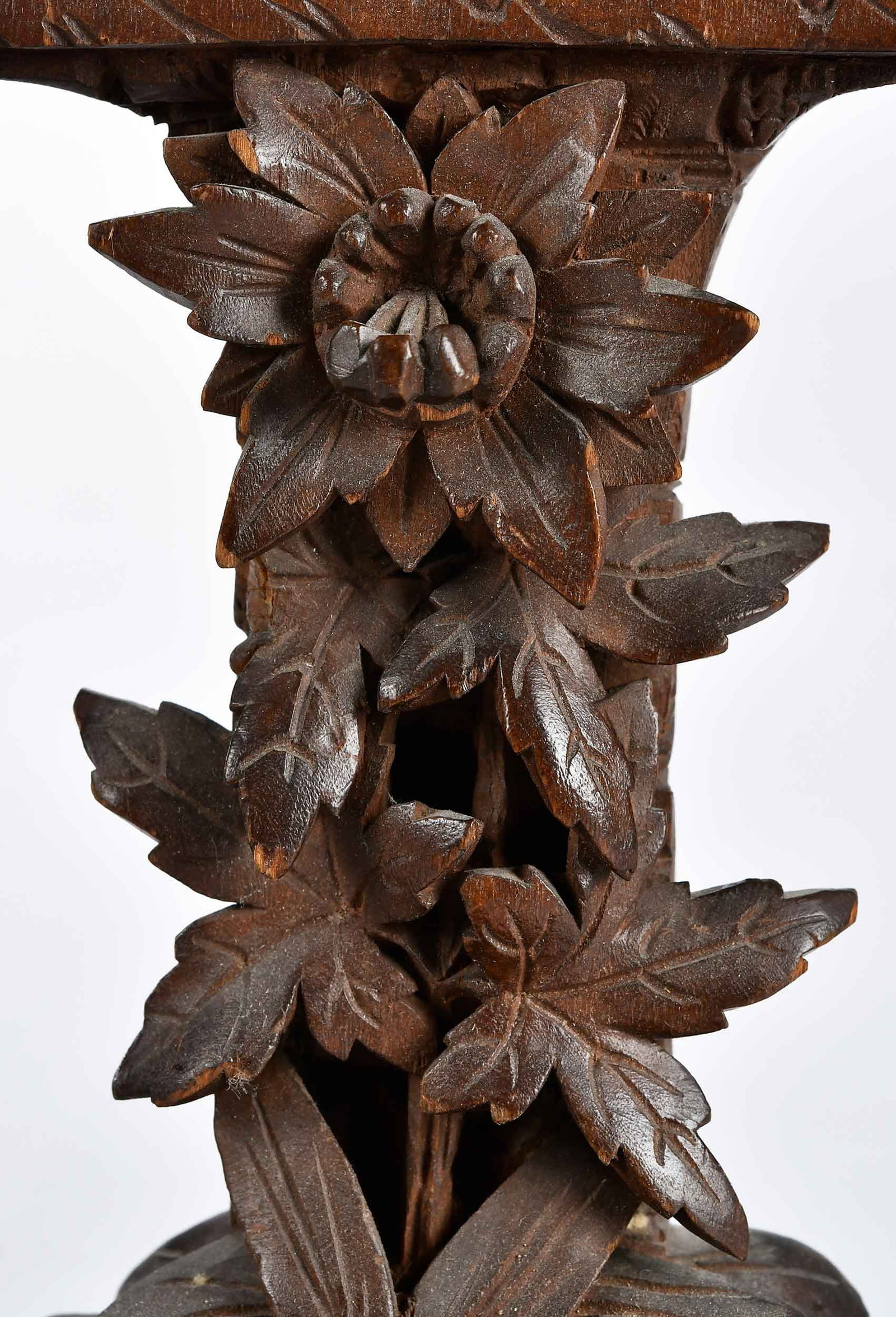 Two Black Forest Carved Desk Objects - 5